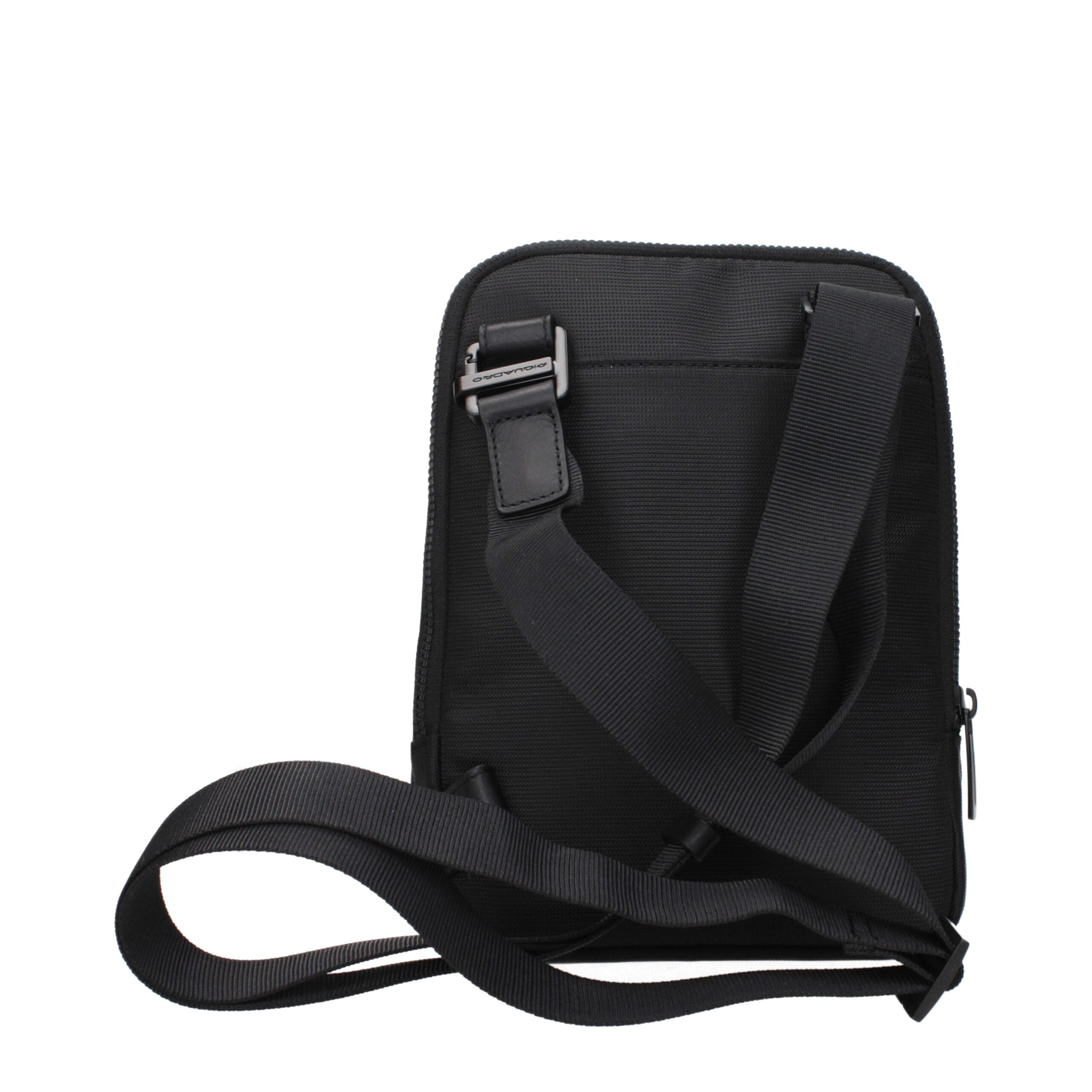Piquadro Borsa a Tracolla in Tessuto Nero CA5747S117N