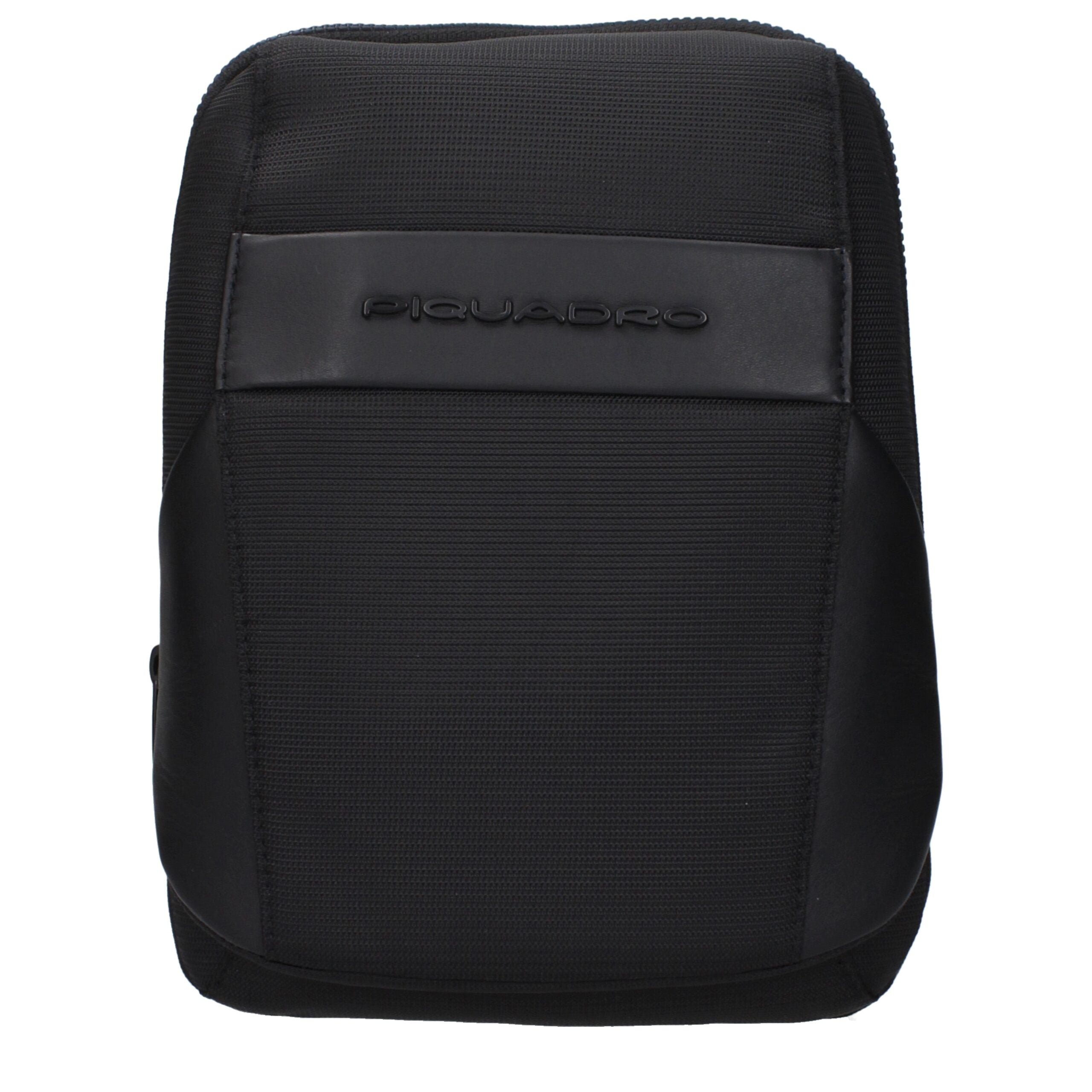 Piquadro Borsa a Tracolla in Tessuto Nero CA5747S117N