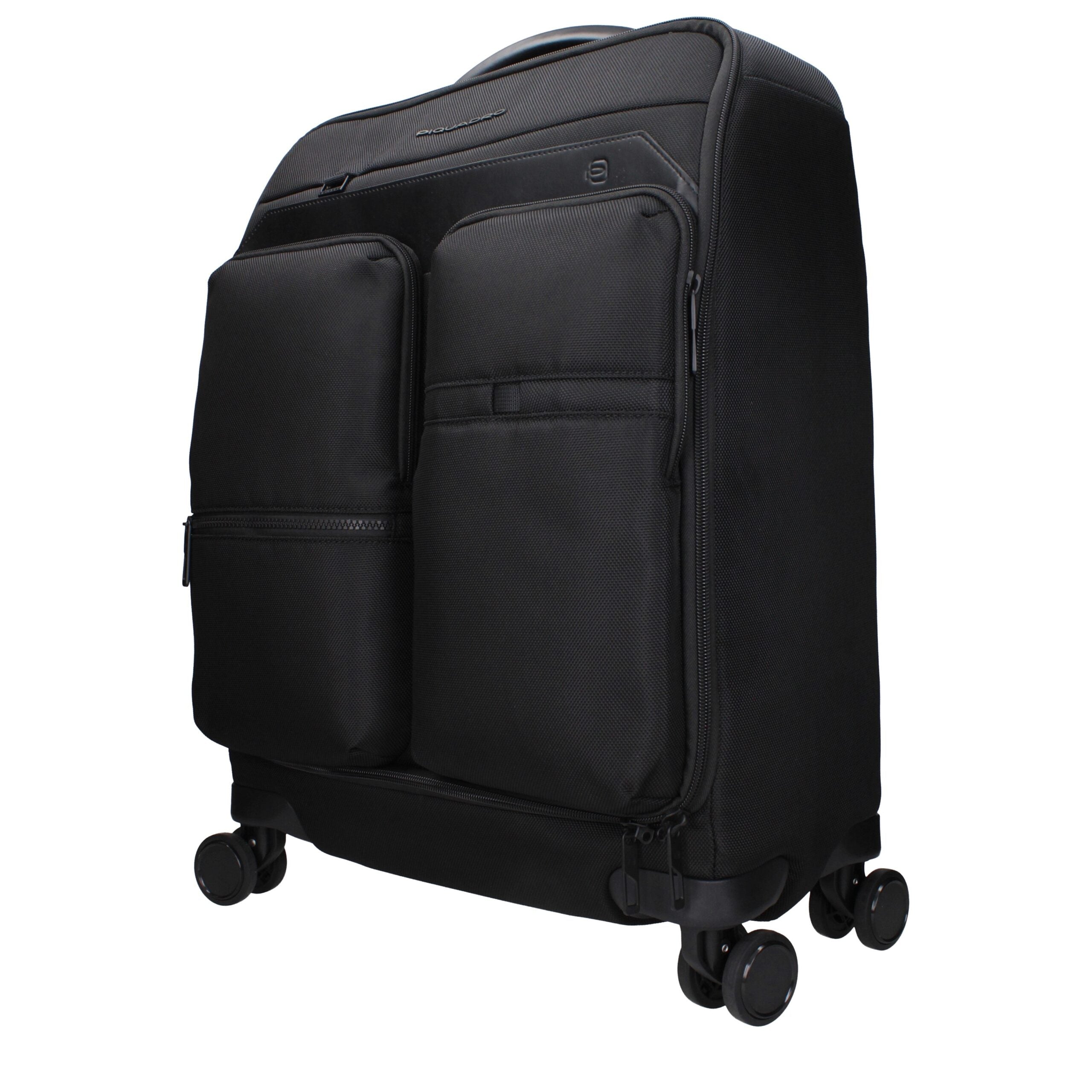Piquadro Trolley Cabina in Tessuto Nero BV4343X19N (Chiusura TSA)