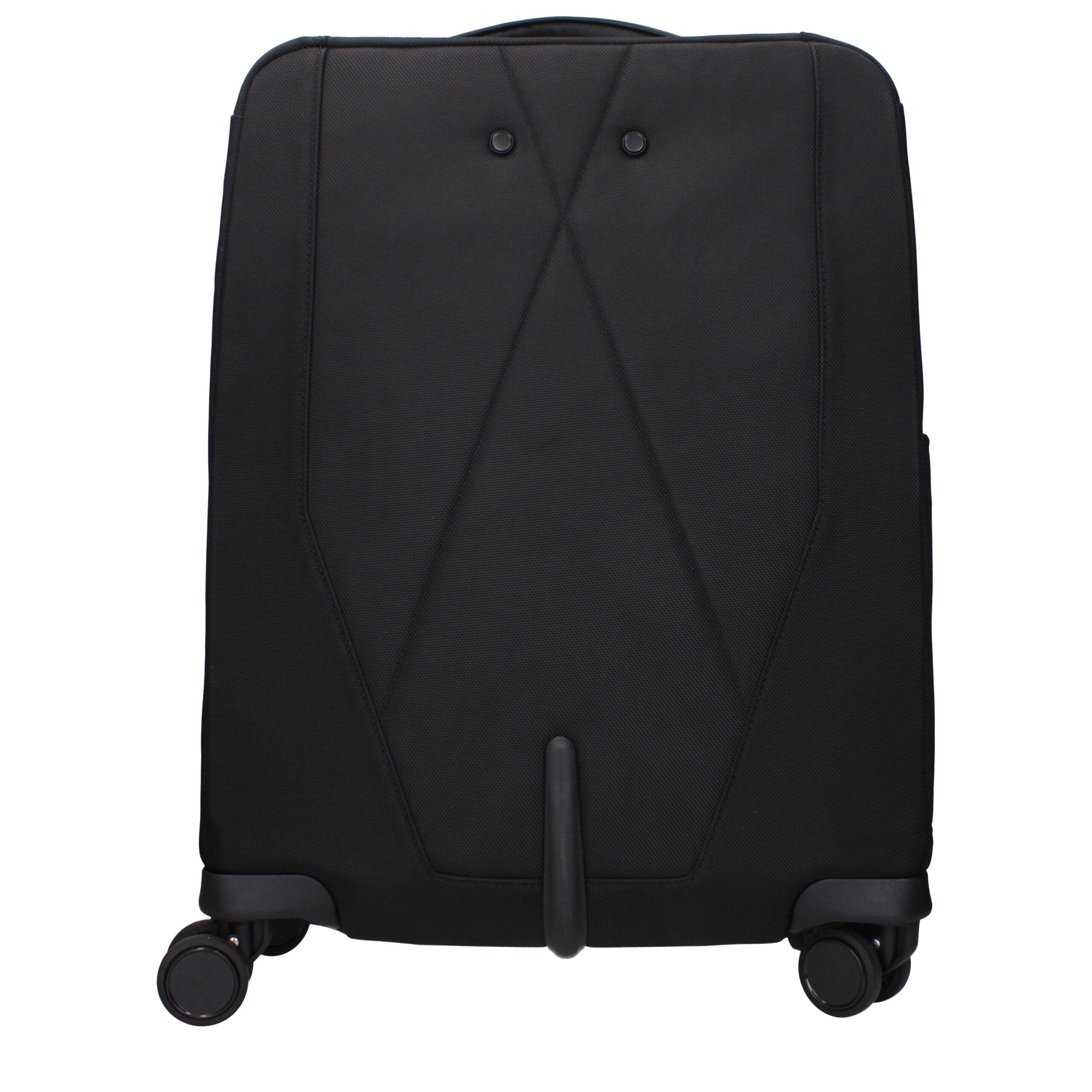 Piquadro Trolley Cabina in Tessuto Nero BV4343X19N (Chiusura TSA)