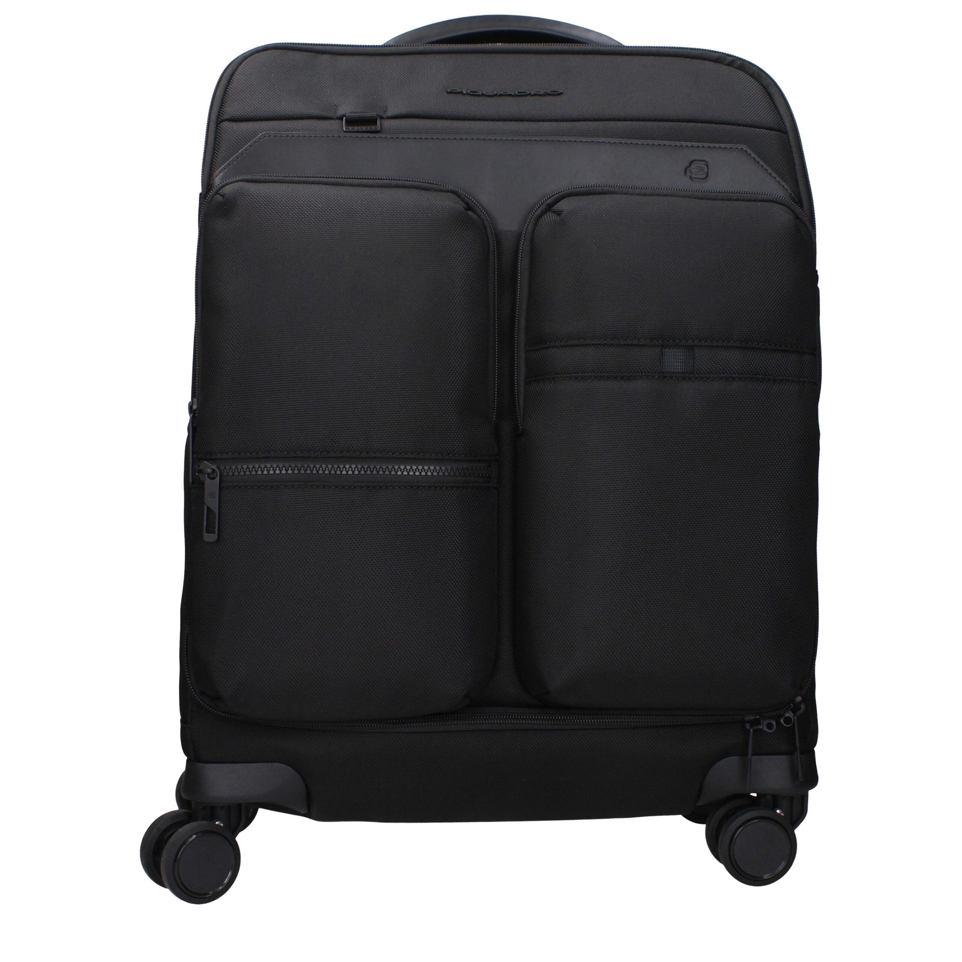 Piquadro Trolley Cabina in Tessuto Nero BV4343X19N (Chiusura TSA)