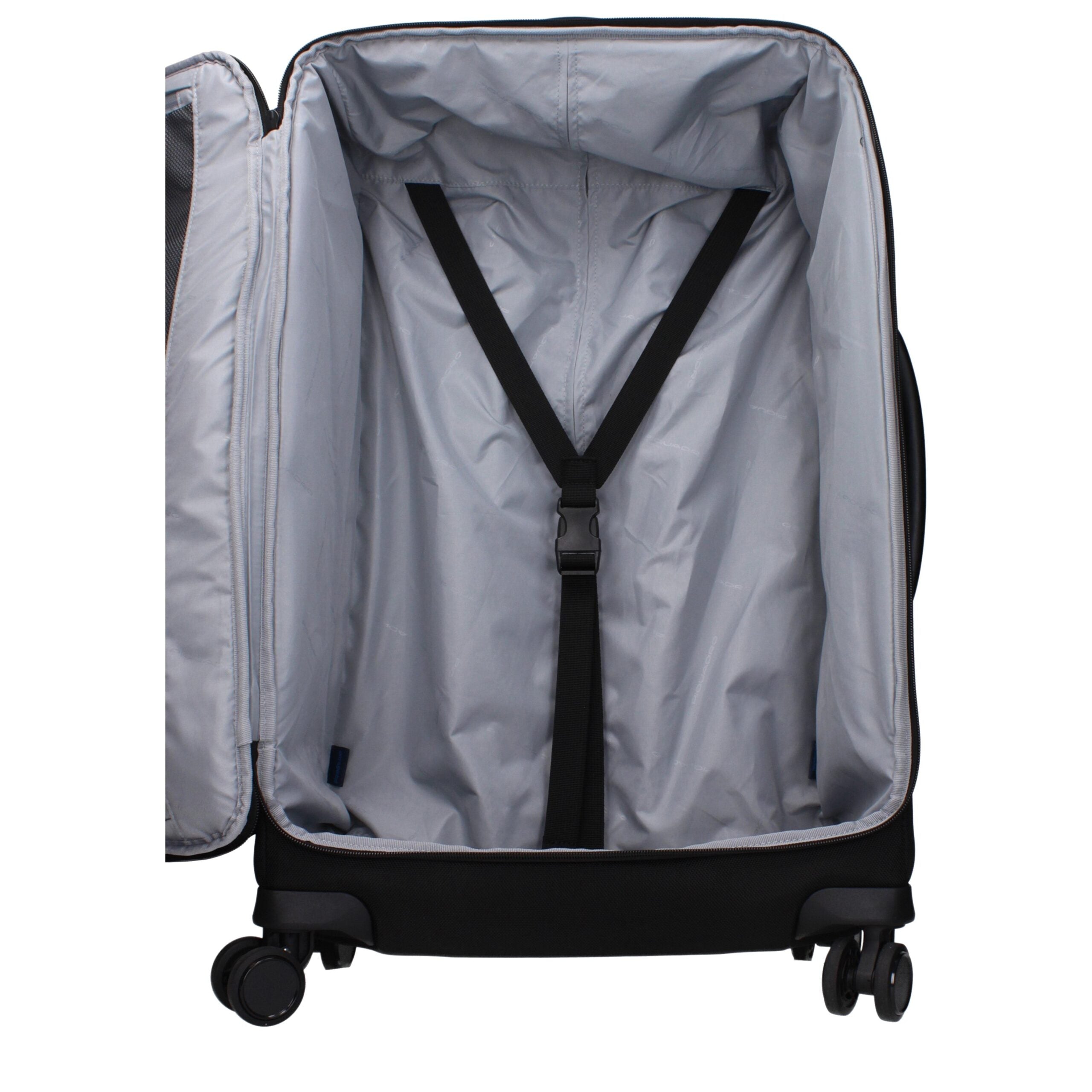 Piquadro Trolley Cabina in Tessuto Nero BV4733X19N