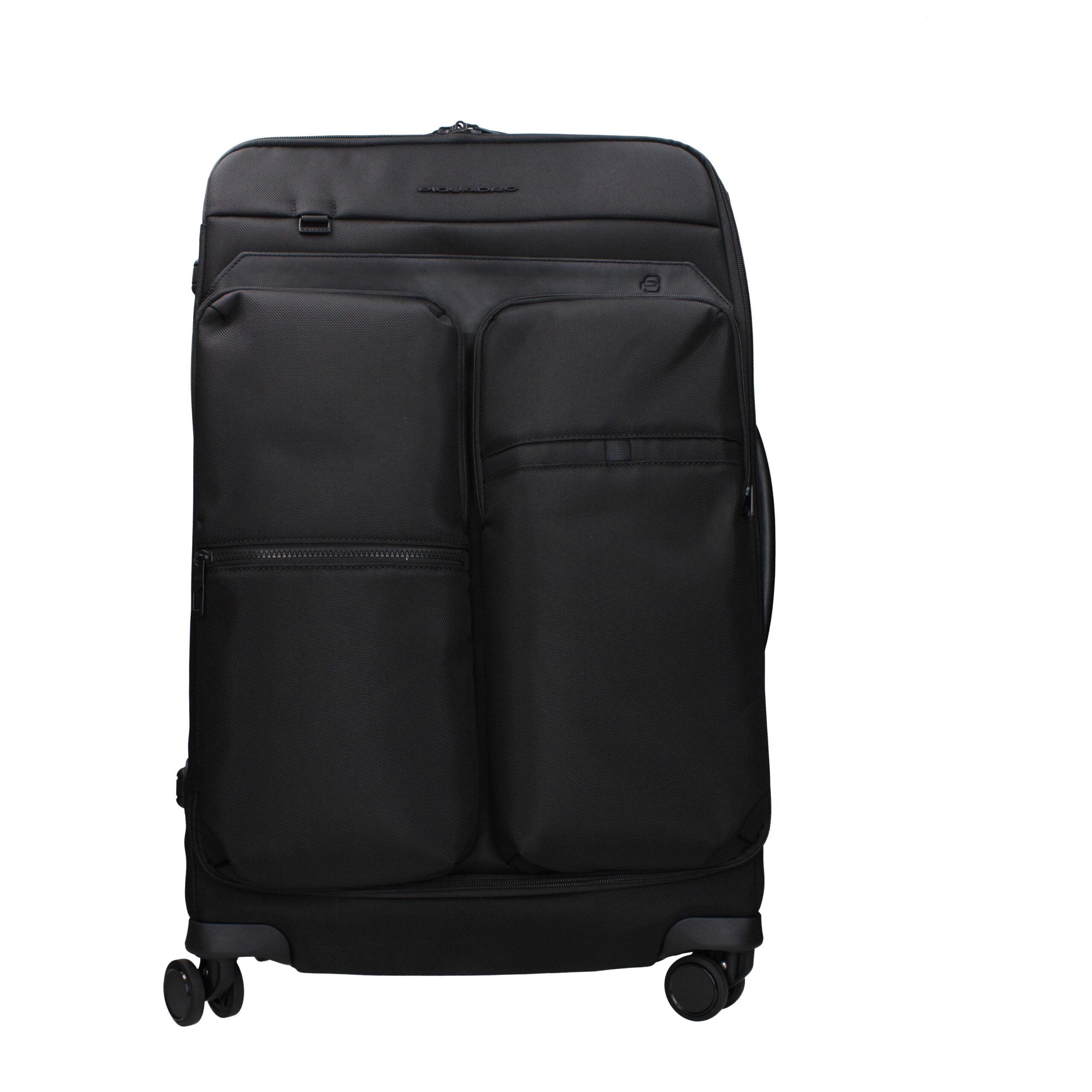Piquadro Trolley Cabina in Tessuto Nero BV4733X19N