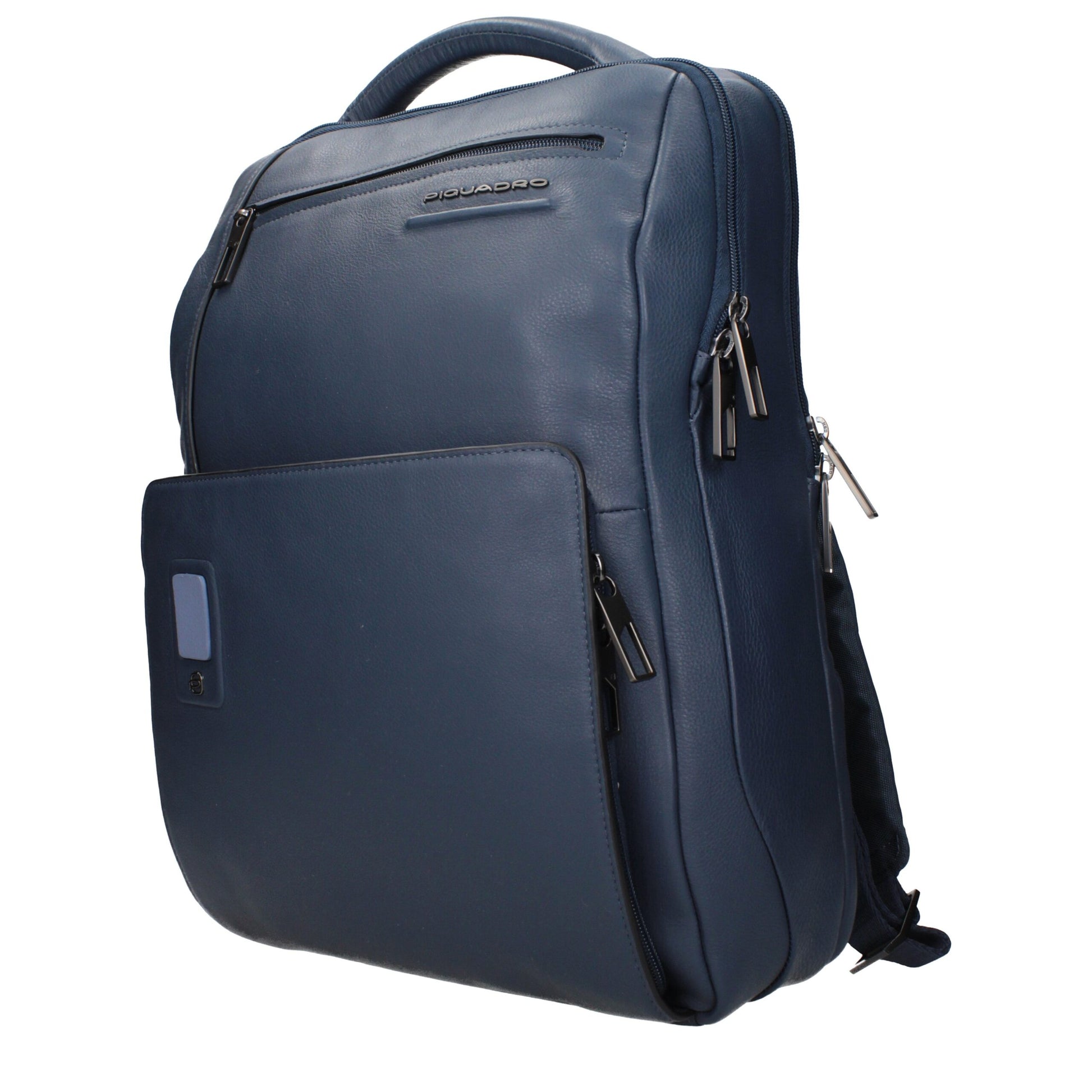 Piquadro Zaino Porta PC in Pelle Blu CA5105AOBLU