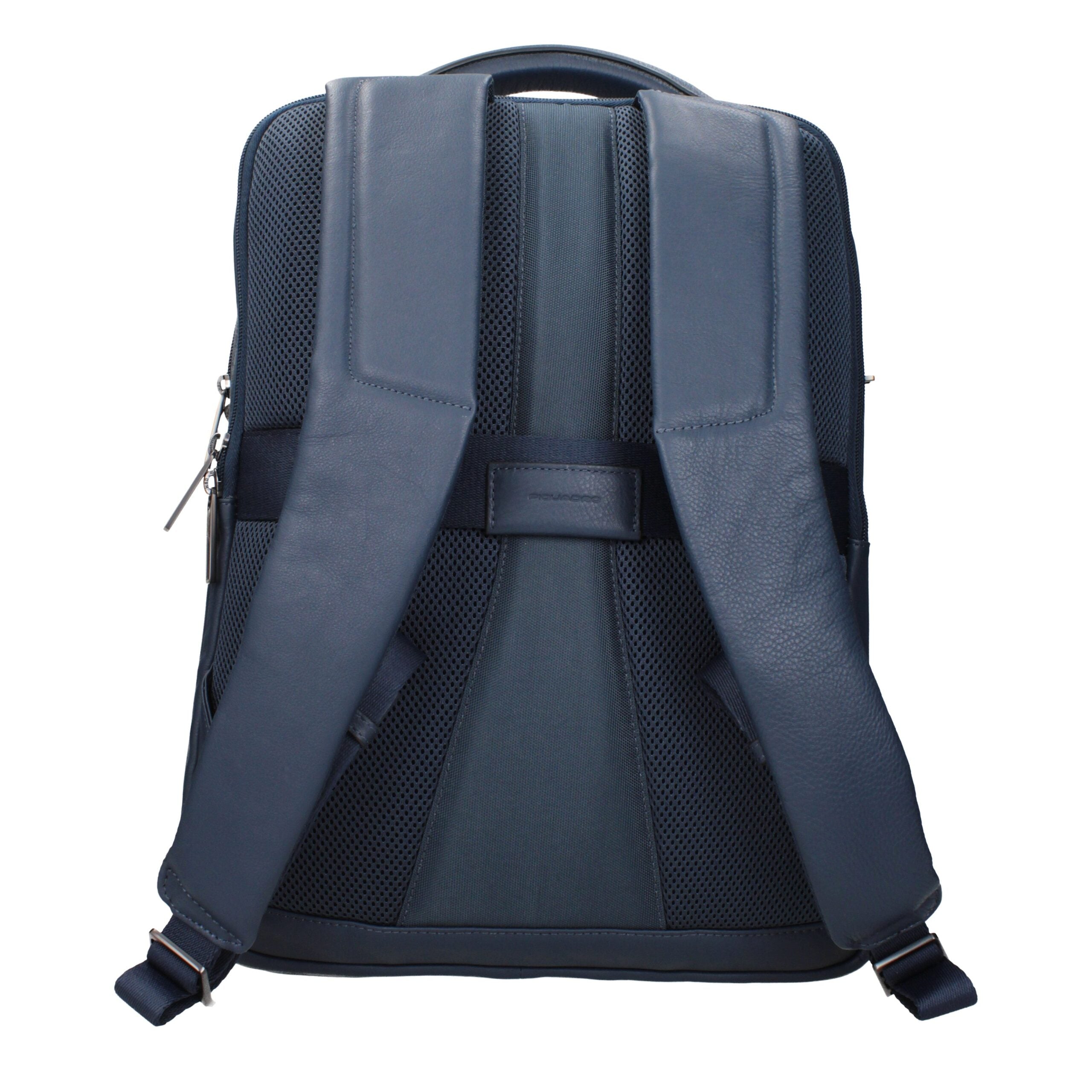 Piquadro Zaino Porta PC in Pelle Blu CA5105AOBLU