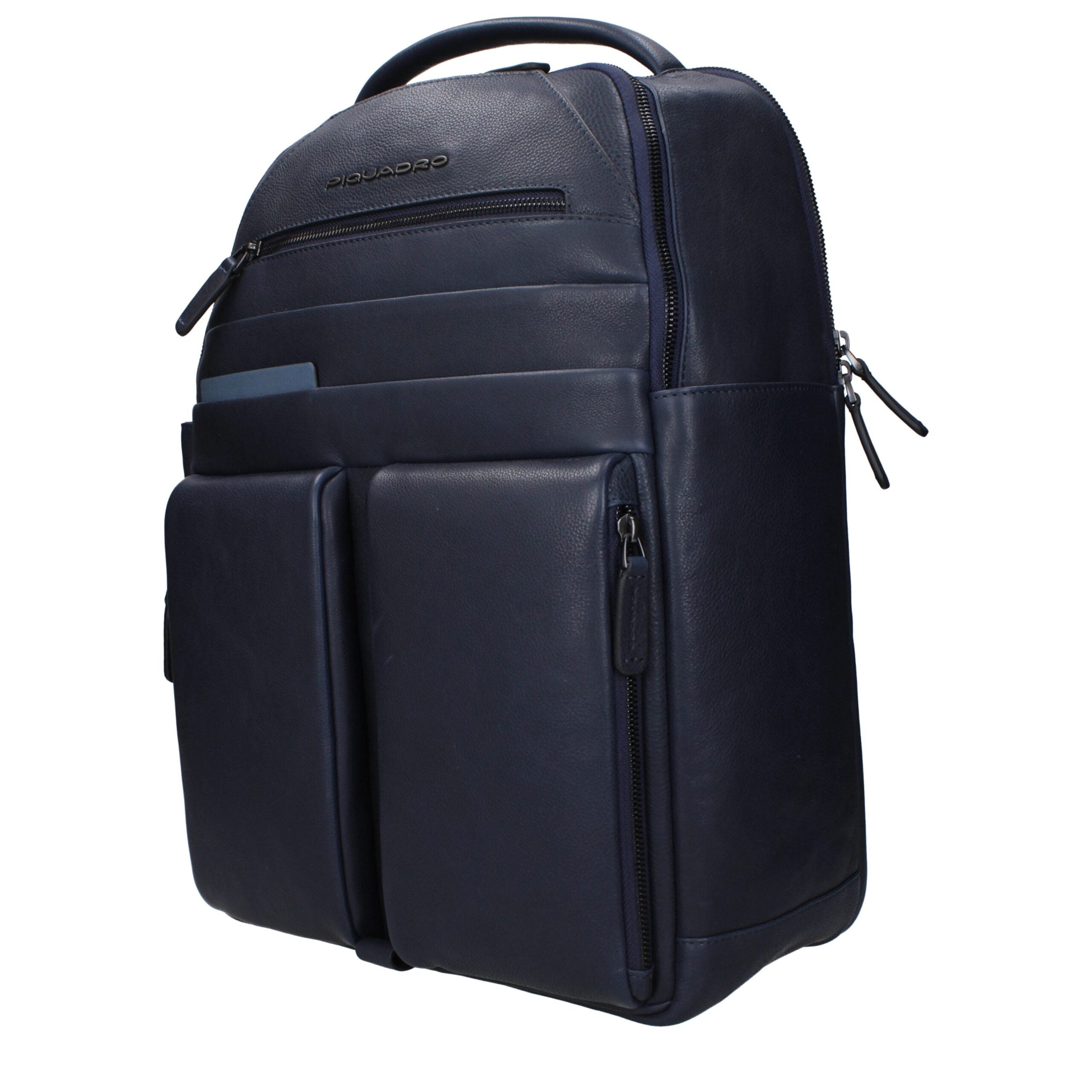 Piquadro Zaino Porta PC in Pelle Blu CA6030S122BLU (Connequ)