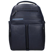 Piquadro Zaino Porta PC in Pelle Blu CA6030S122BLU (Connequ)