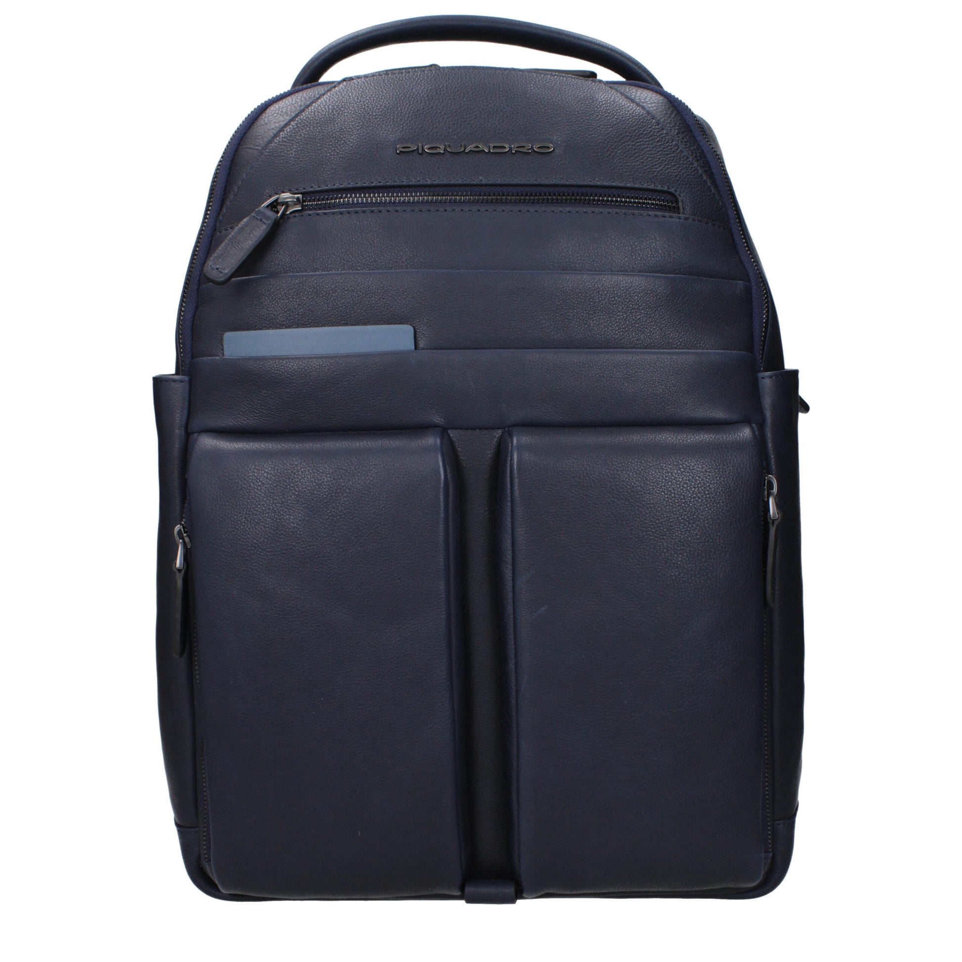 Piquadro Zaino Porta PC in Pelle Blu CA6030S122BLU (Connequ)