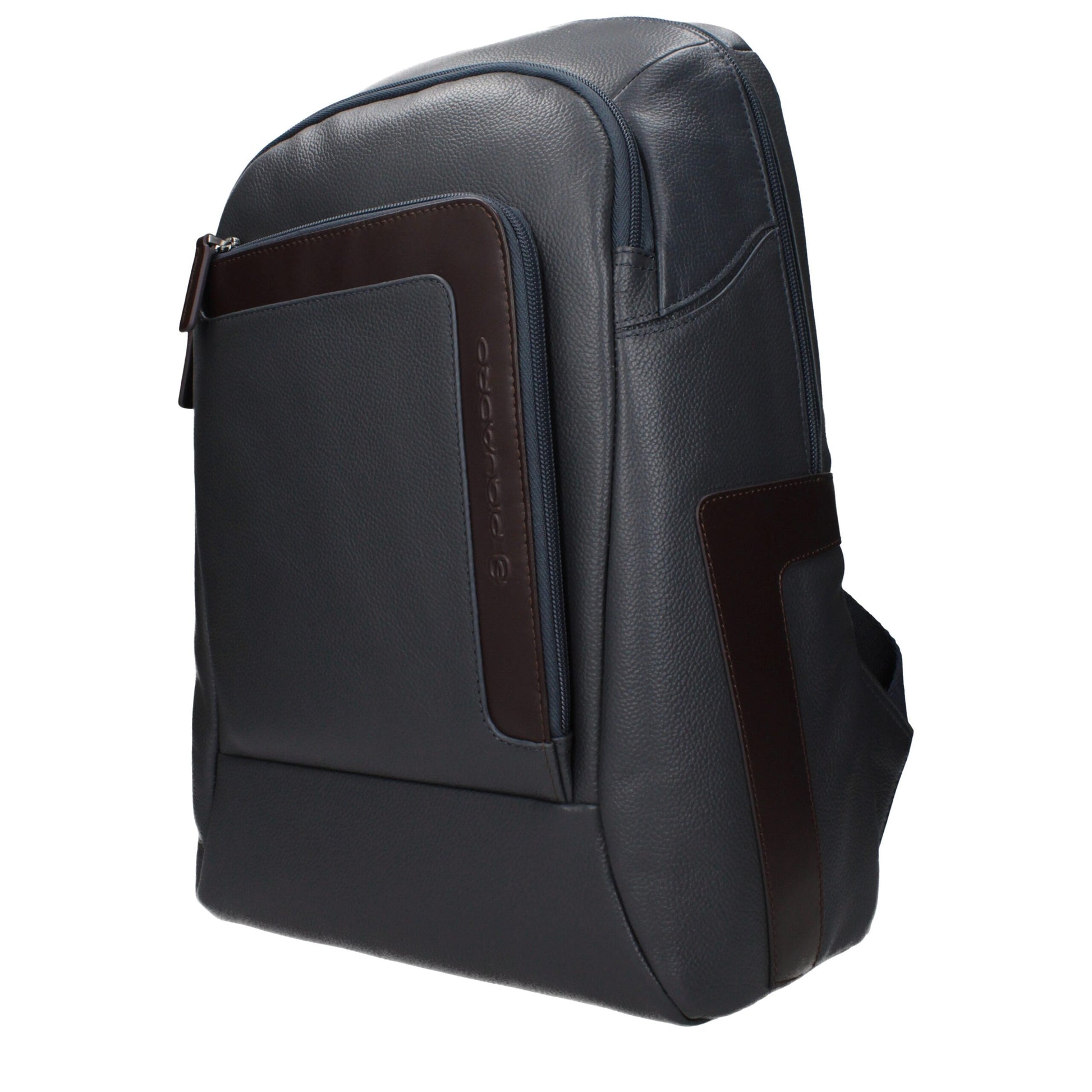 Piquadro Zaino Porta PC in Pelle Grigia CA3214X1BLUM Effetto Vintage