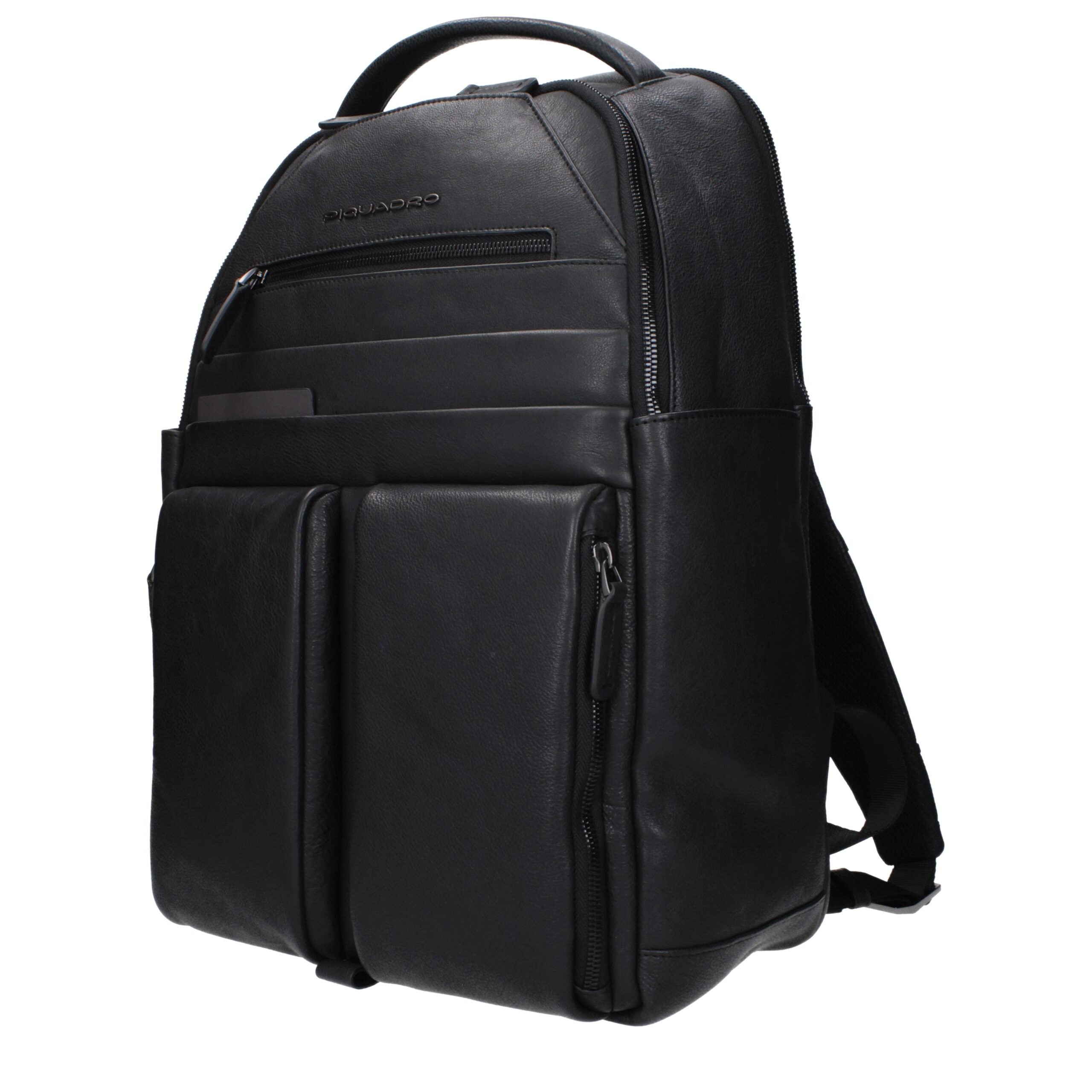 Piquadro Zaino Porta PC in Pelle Nera CA6030S122N (Connequ)