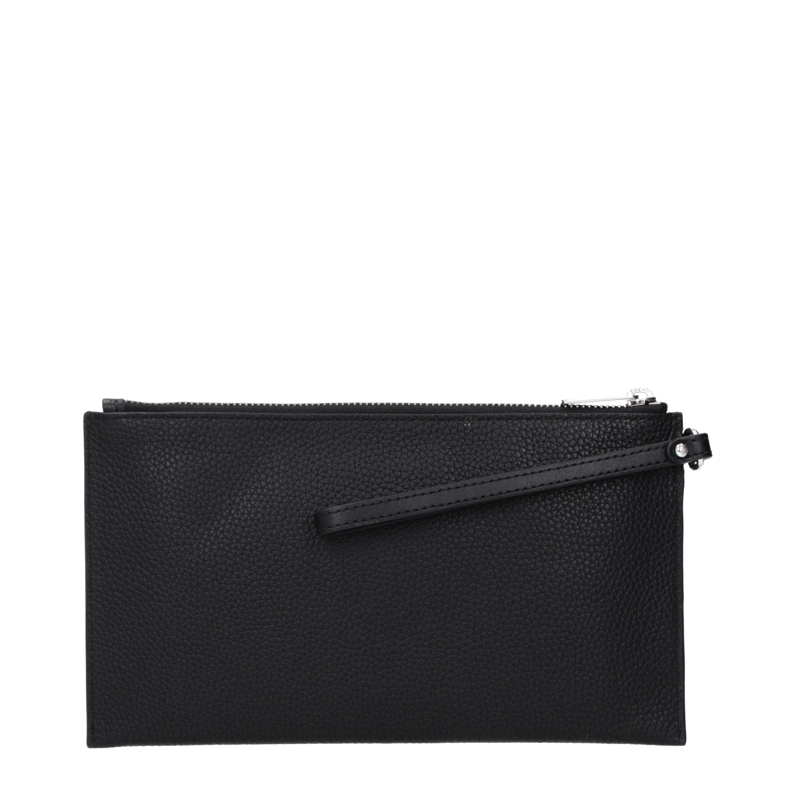 Pochette Michael Kors Jet Set Travel in Pelle Nera