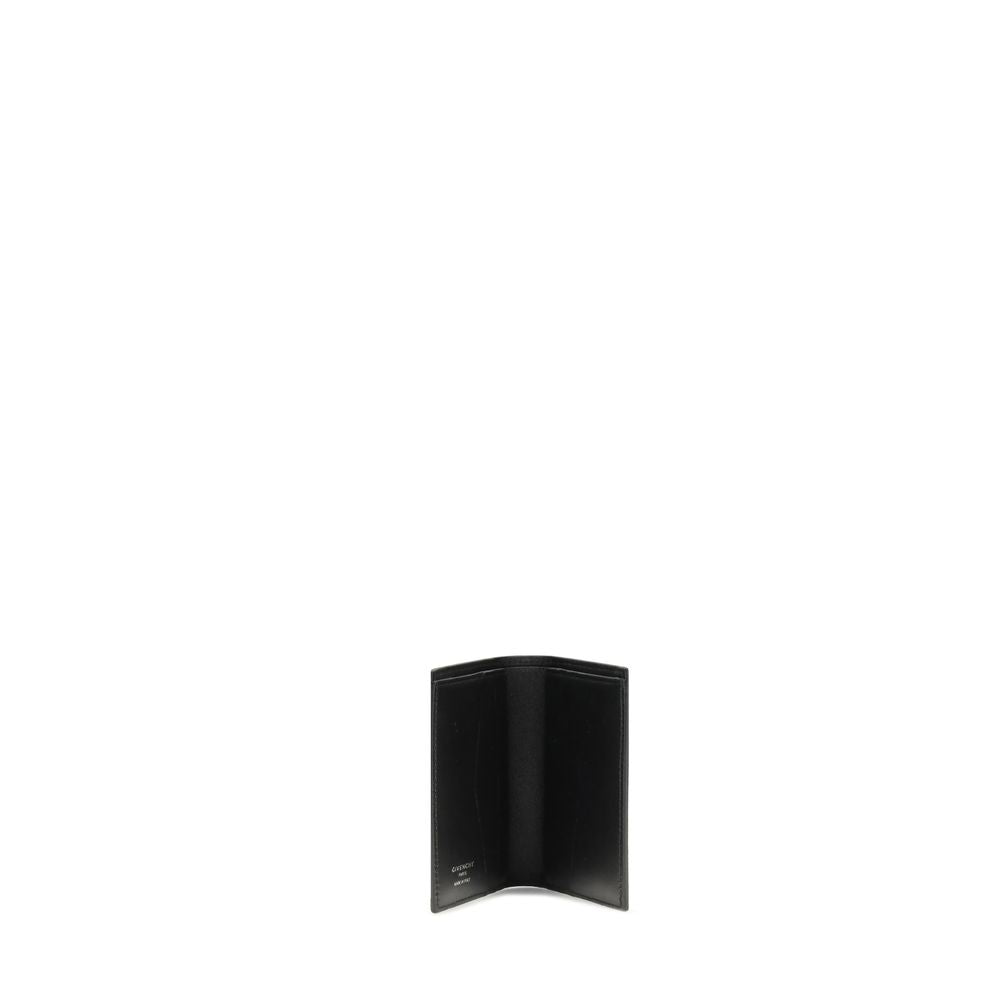 Portacarte Givenchy Nero in Pelle di Vitello (Garnet) con 6 Scomparti