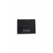 Portacarte Uomo Guess MESTRE in Vera Pelle Nera