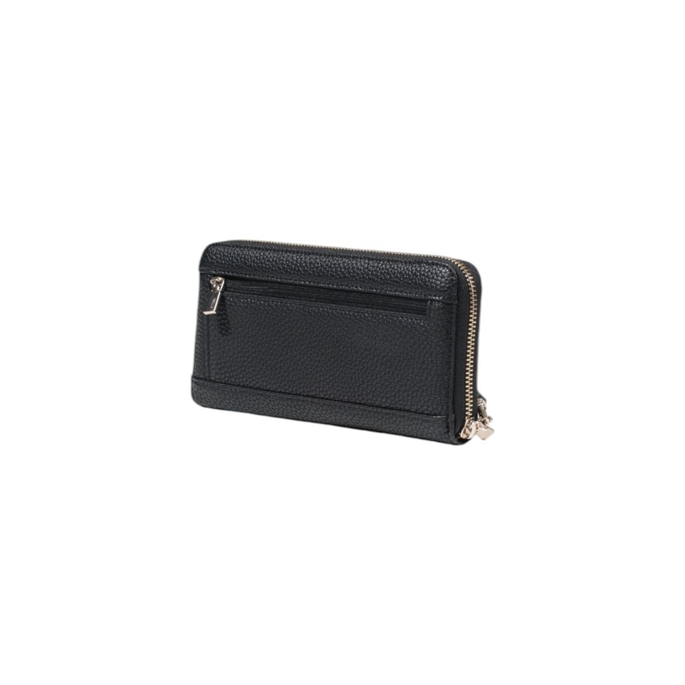 Portafoglio Grande Donna Guess DOWNTOWN CHIC Zip Around Nero