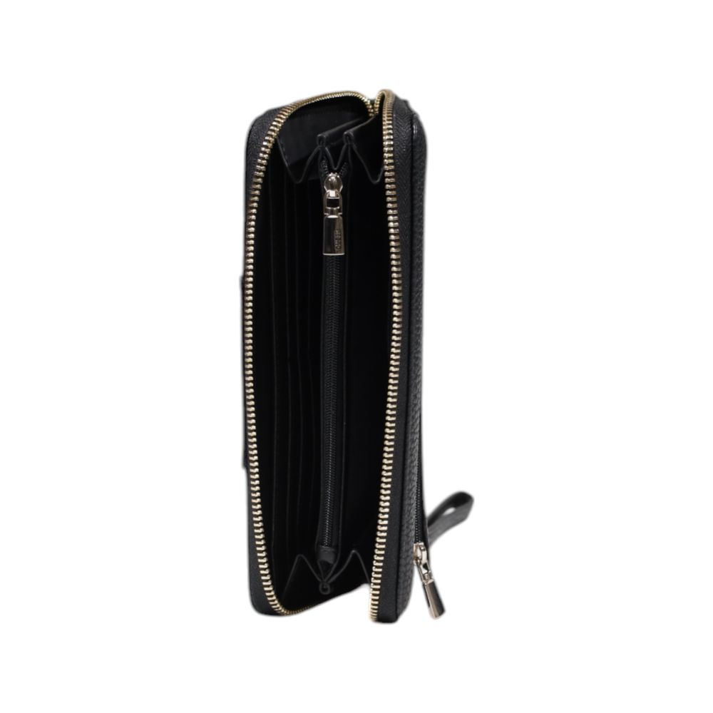 Portafoglio Grande Donna Guess DOWNTOWN CHIC Zip Around Nero