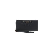 Portafoglio Grande Donna Guess DOWNTOWN CHIC Zip Around Nero