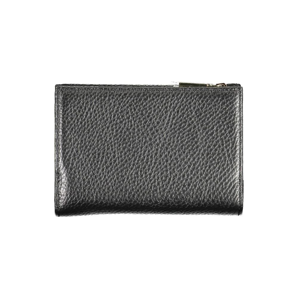 Portafoglio Medio Donna Coccinelle Metallic Soft in Pelle Bottalata Nera
