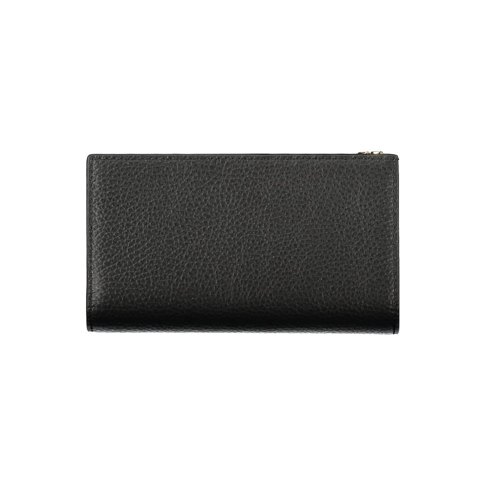 Portafoglio Medio Donna Coccinelle Metallic Soft in Pelle Nera