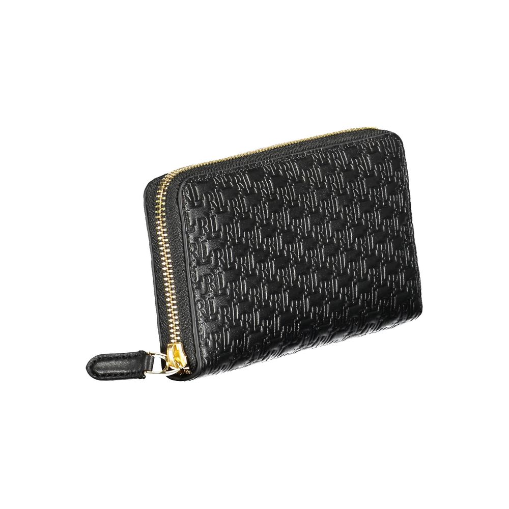 Portafoglio Organizer Lauren Ralph Lauren Zip Cont Wlt in Pelle Nero