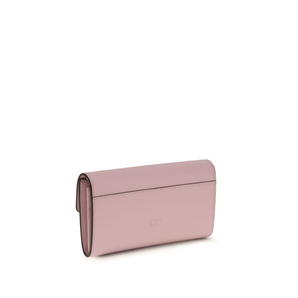 Portafoglio Pinko Love One Wallet a Tracolla in Pelle Multicolor