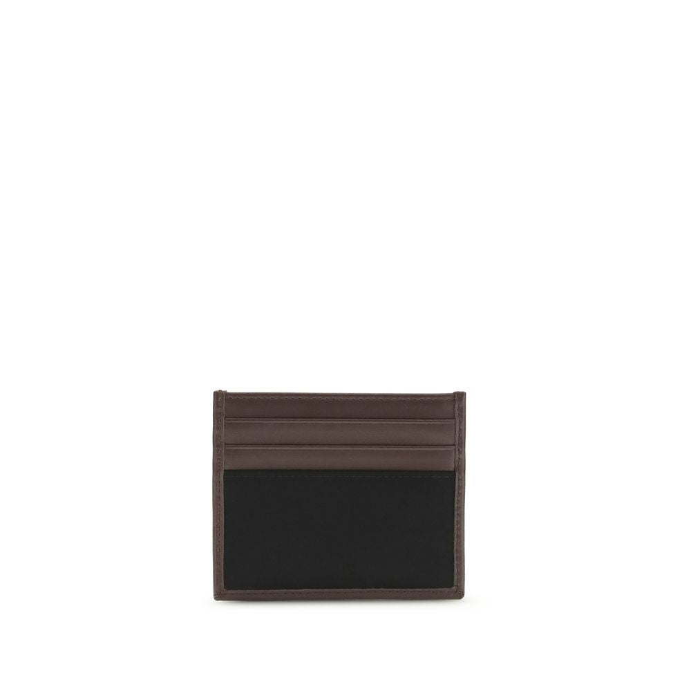 Prada Black Calf Leather Bos Taurus Wallet