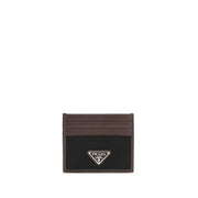 Prada Black Calf Leather Bos Taurus Wallet