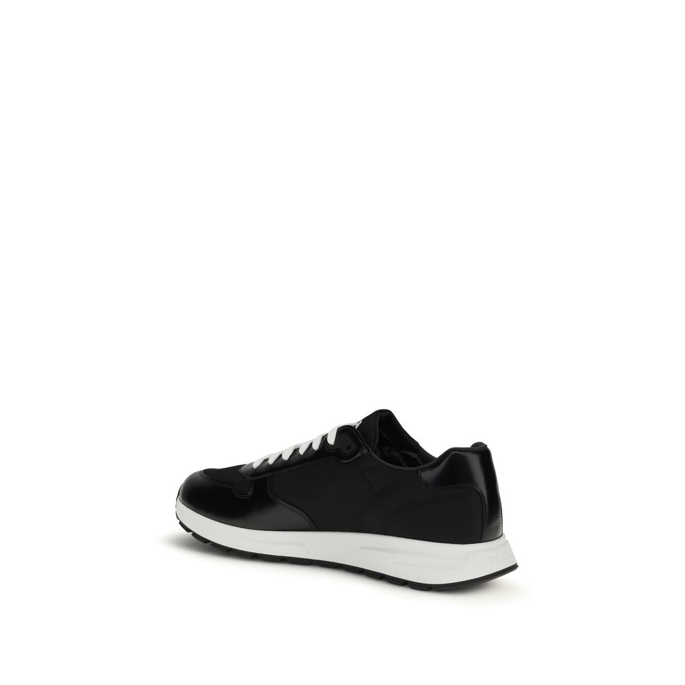 Prada Black Recycled Polyamide Athletic Sneakers