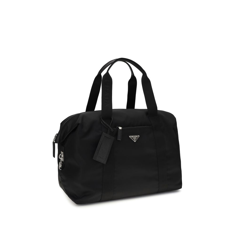 Prada Black Recycled Polyamide Luggage And Travel