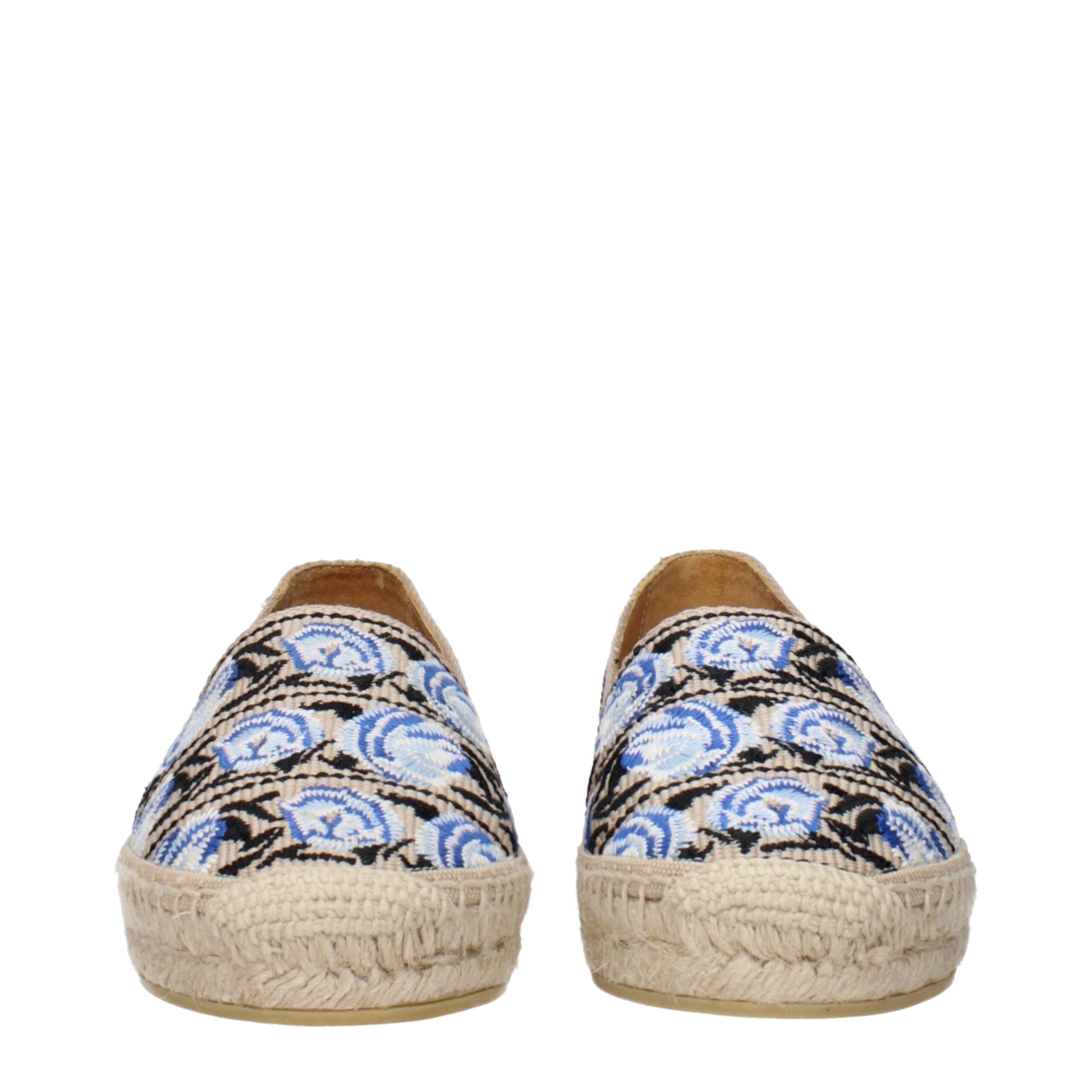 Prada Espadrillas Beige in Tessuto Stampa Variabile