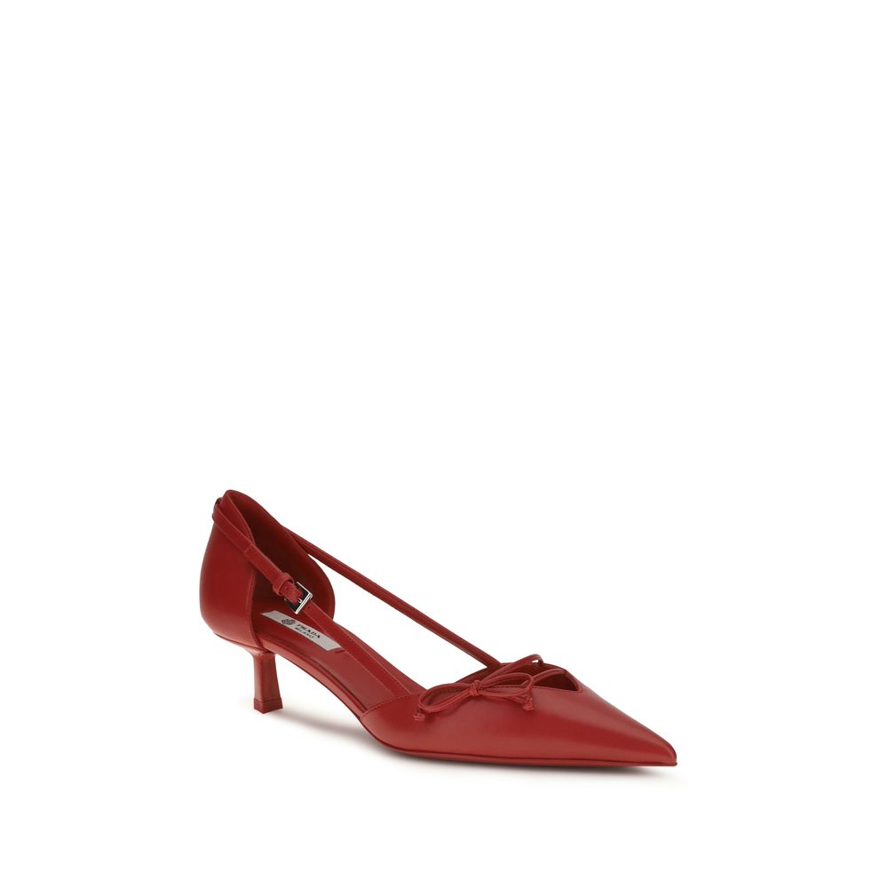 Prada Multicolor Goatskin High Heel Pumps