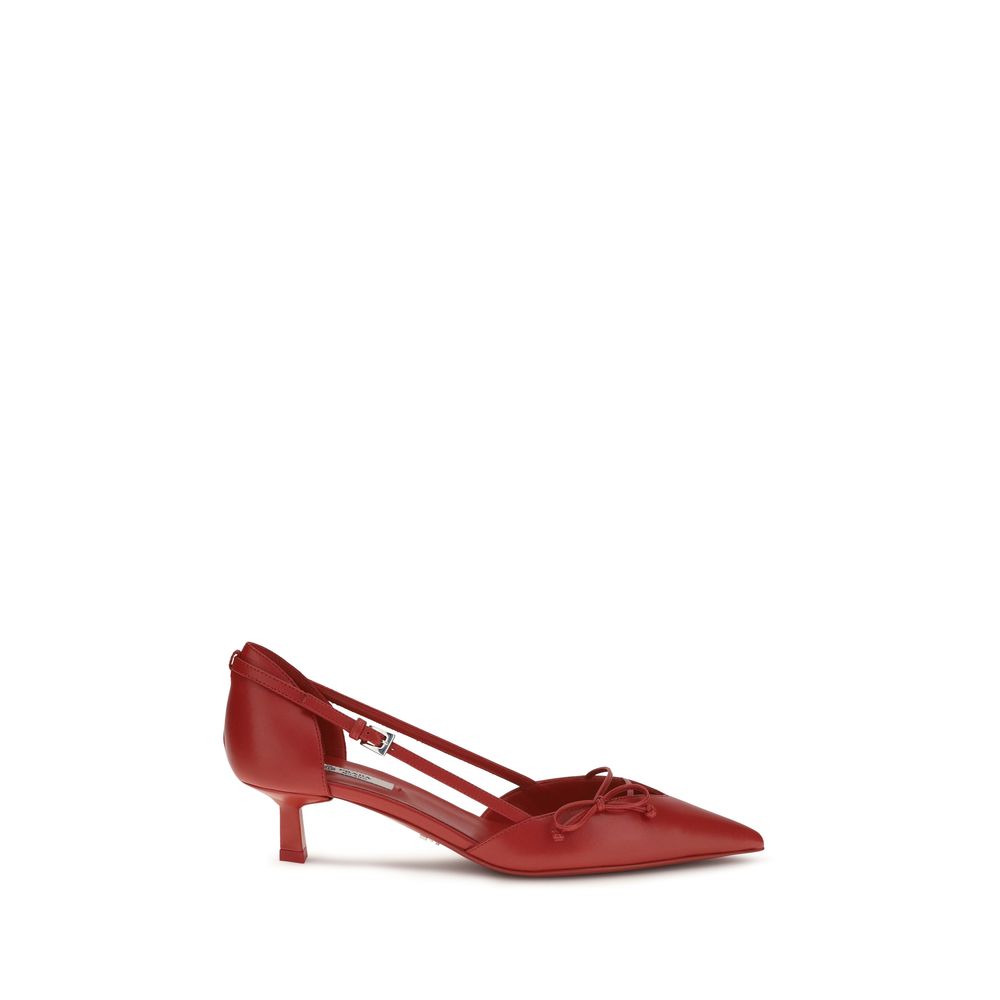 Prada Multicolor Goatskin High Heel Pumps