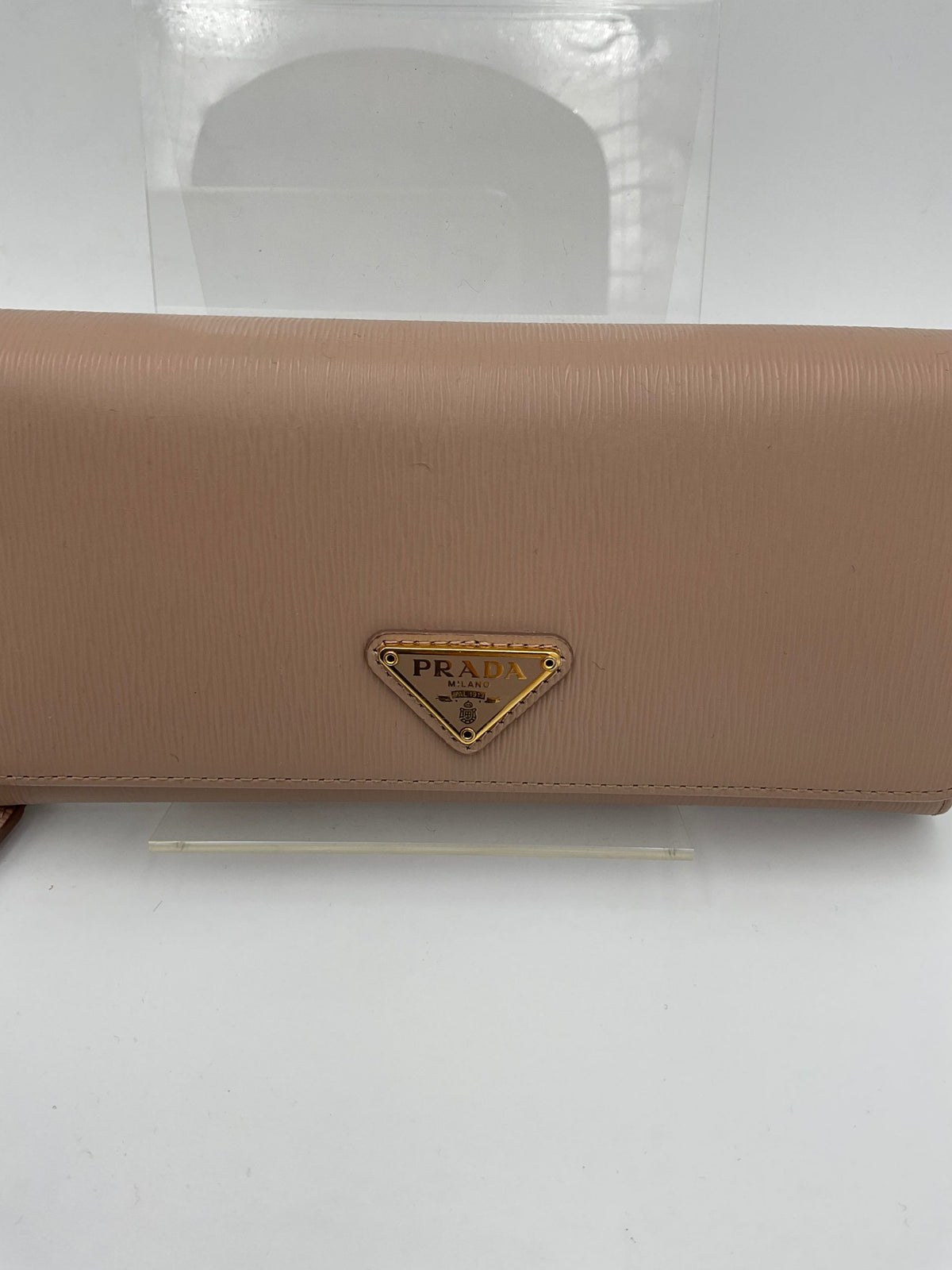 Prada PRADA Powder Saffiano with Card Holder Wallet