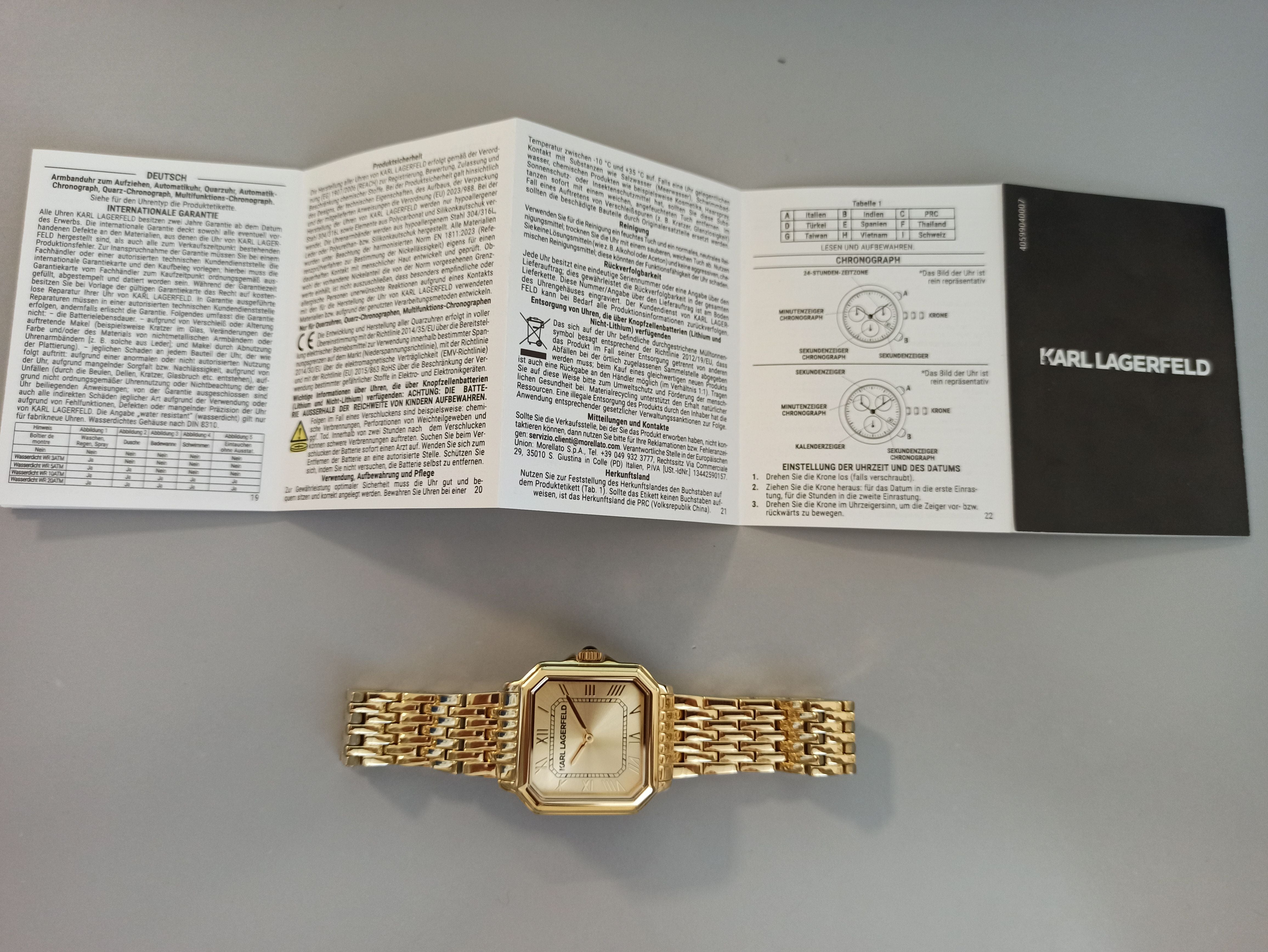 Orologio Karl Lagerfeld R0553110504 Donna