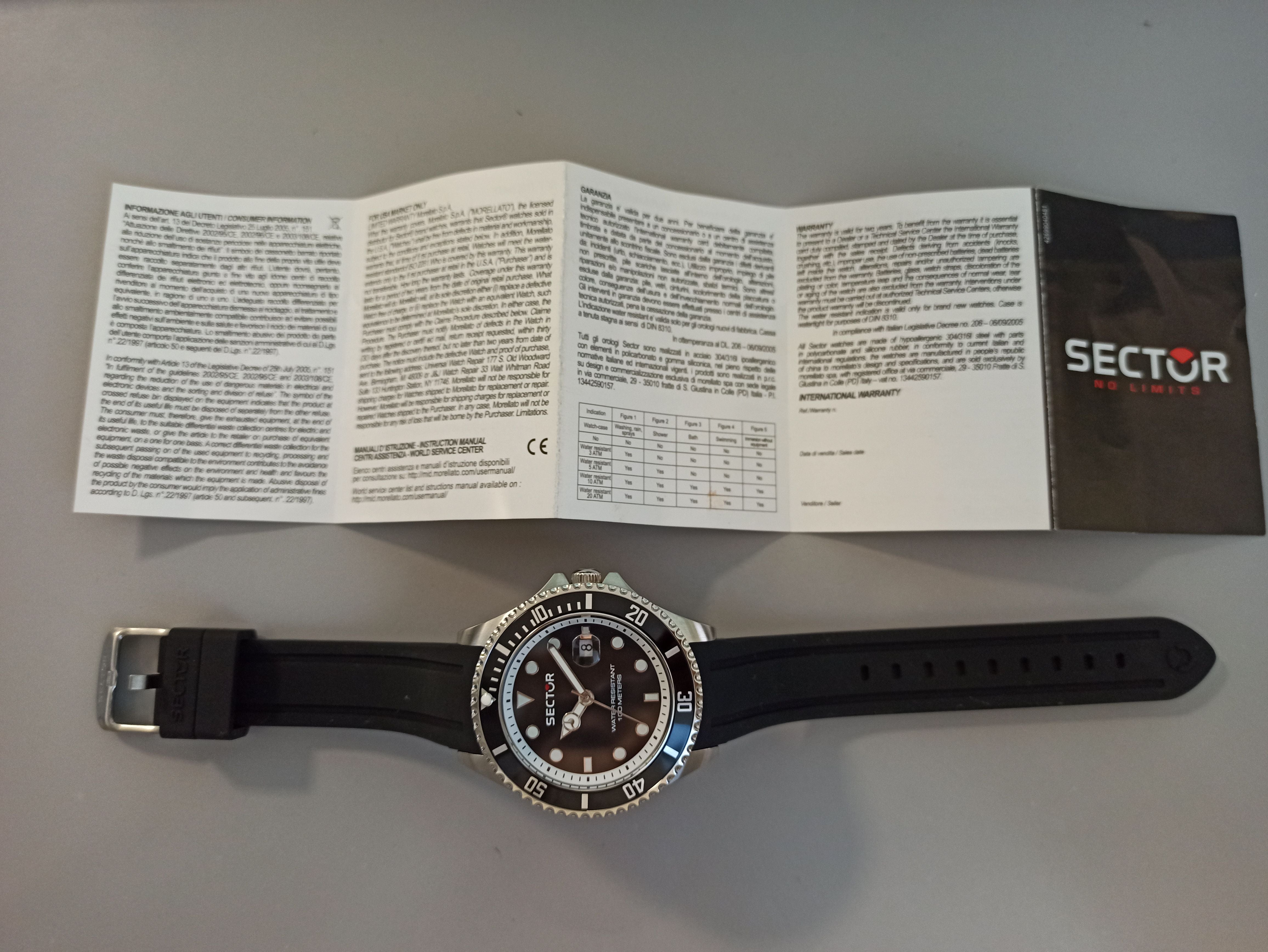 Orologio Sector R3251161062 Uomo