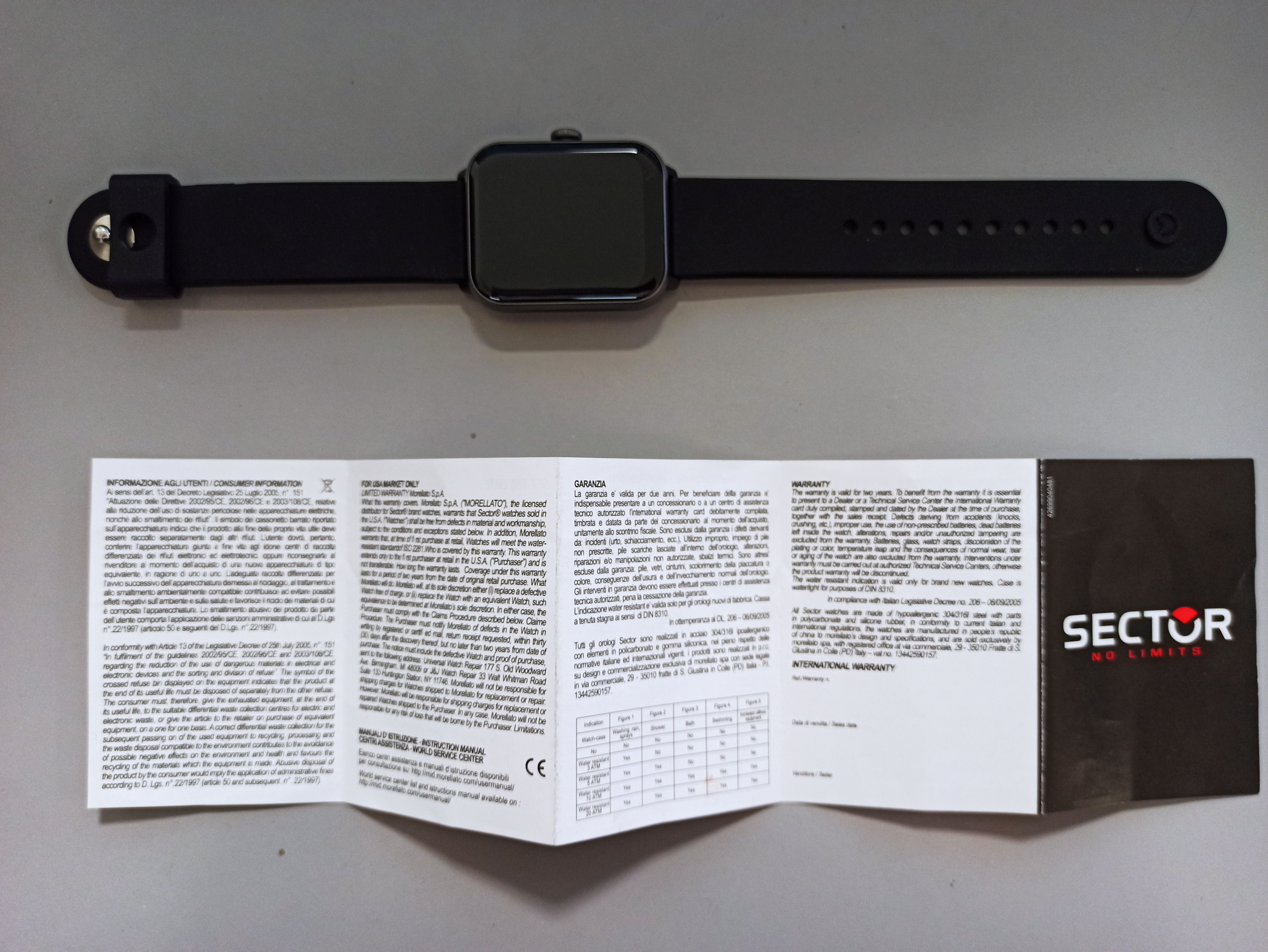 Smartwatch Sector R3251303003 Uomo