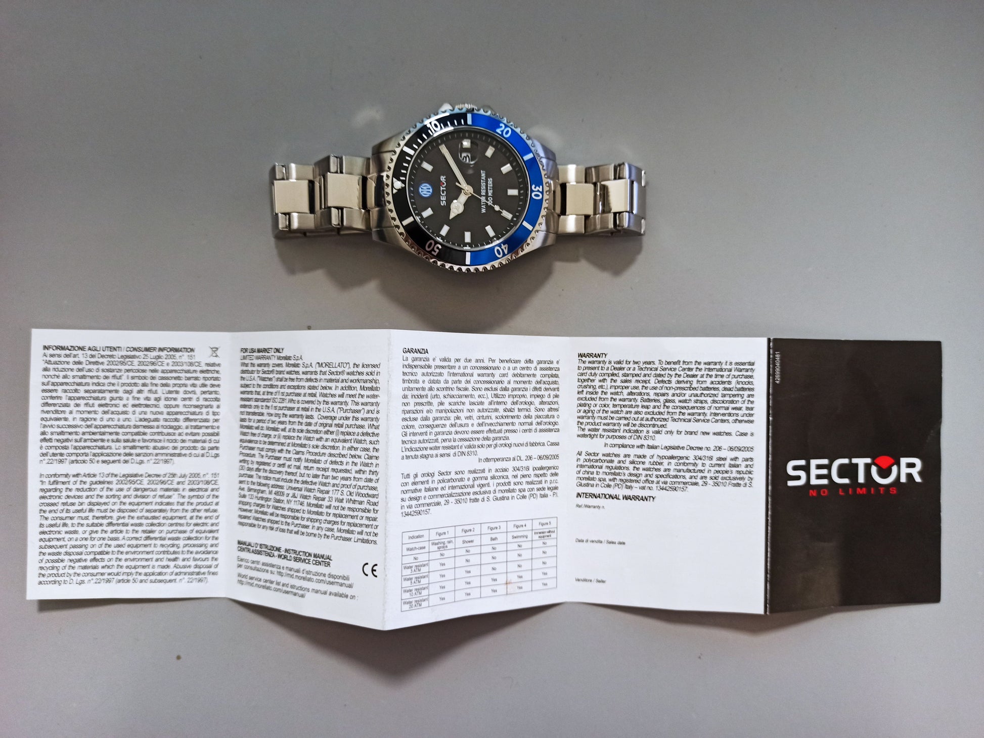 Orologio Sector R3253161062 Uomo