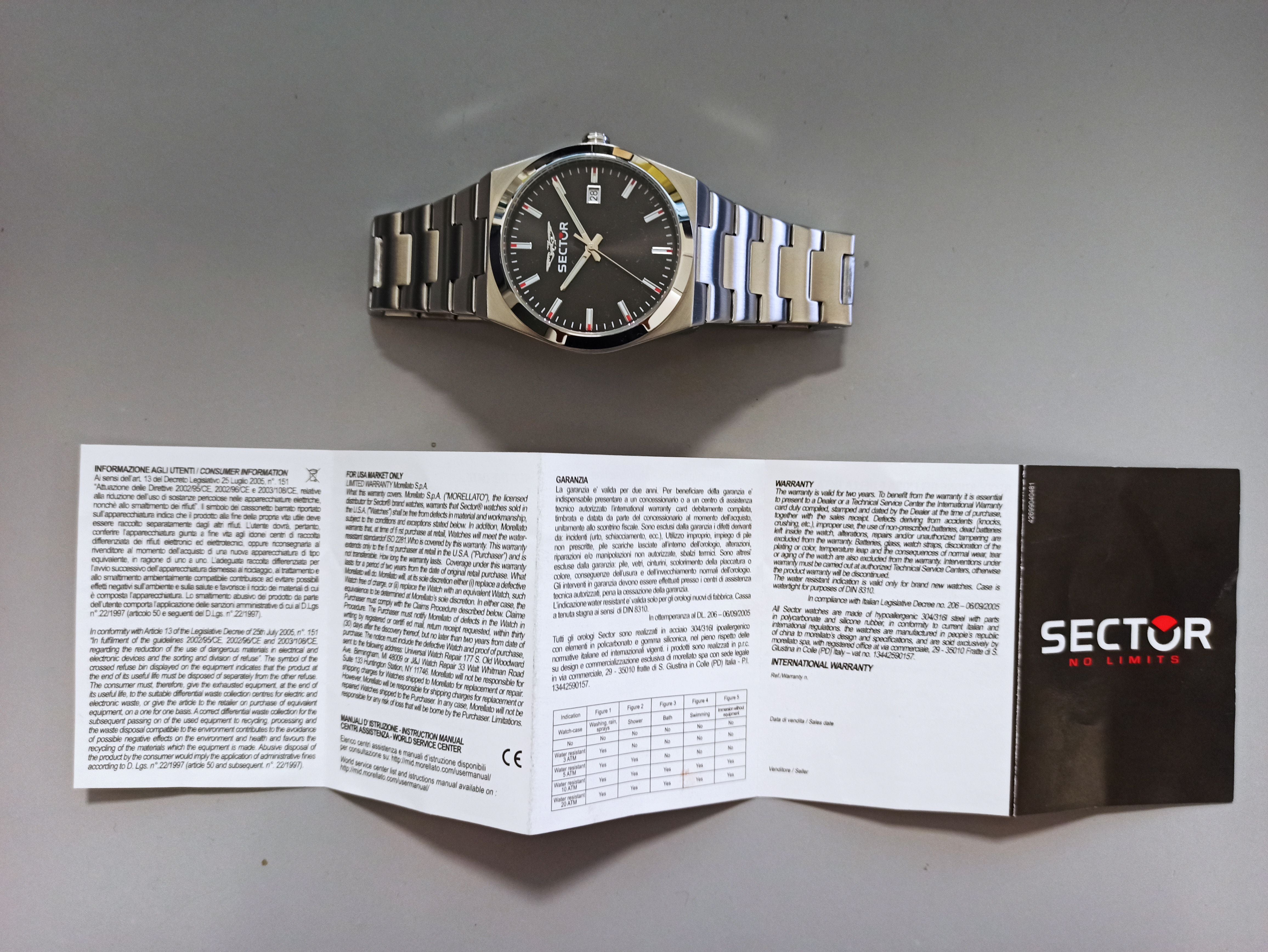 Orologio Sector R3253301001 Uomo