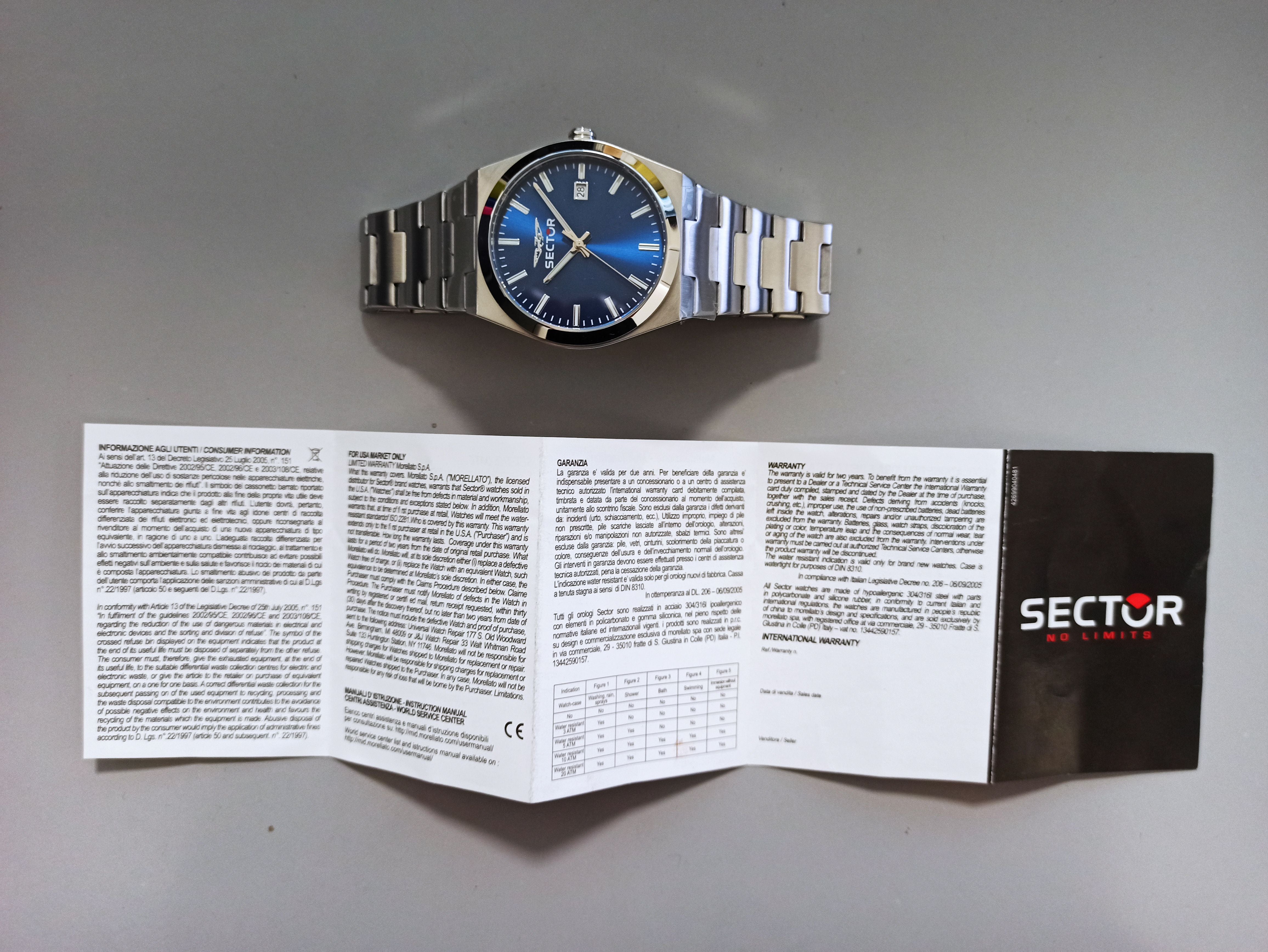 Orologio Sector R3253301003 Uomo