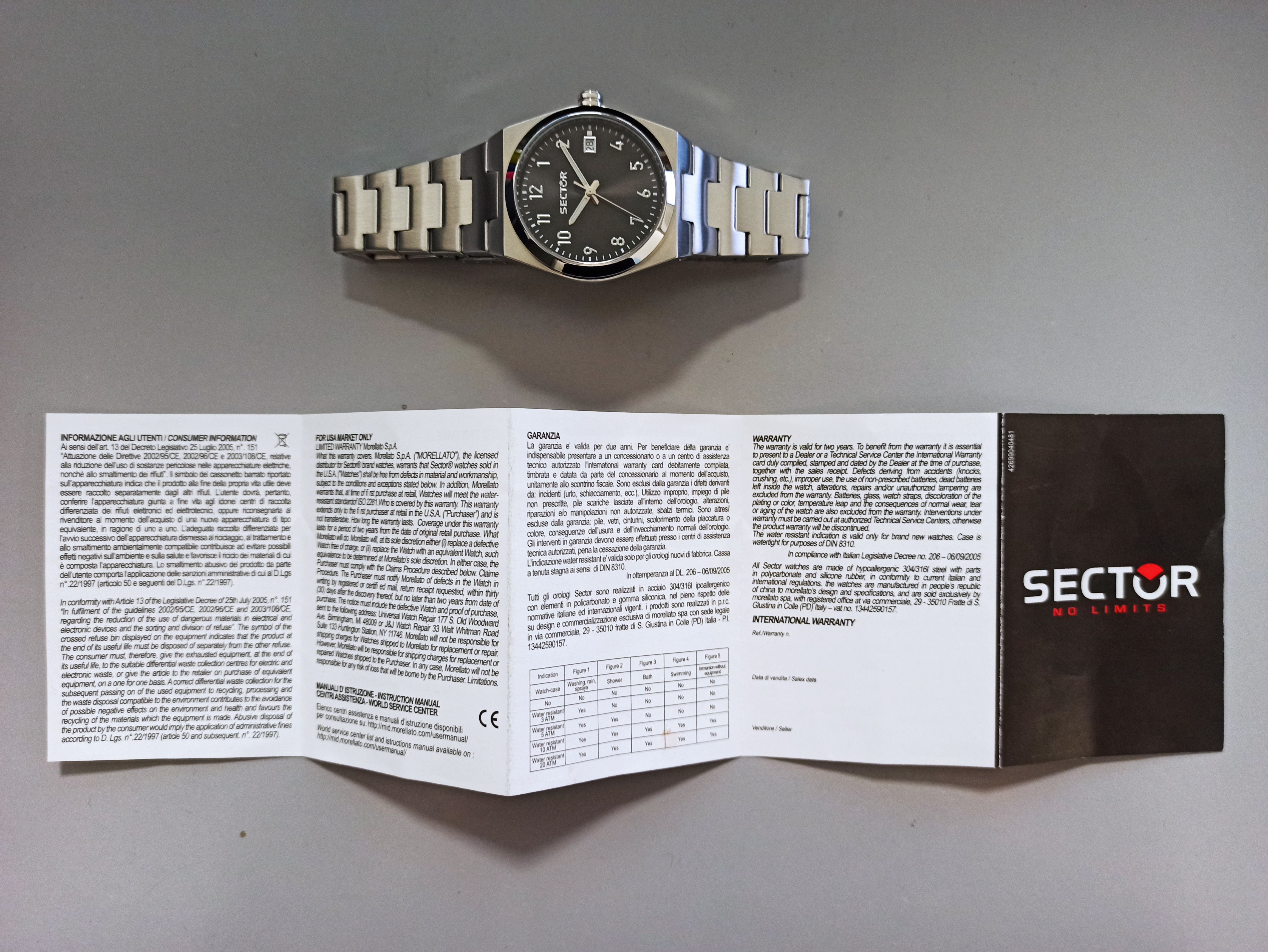 Orologio Sector R3253301501 Donna