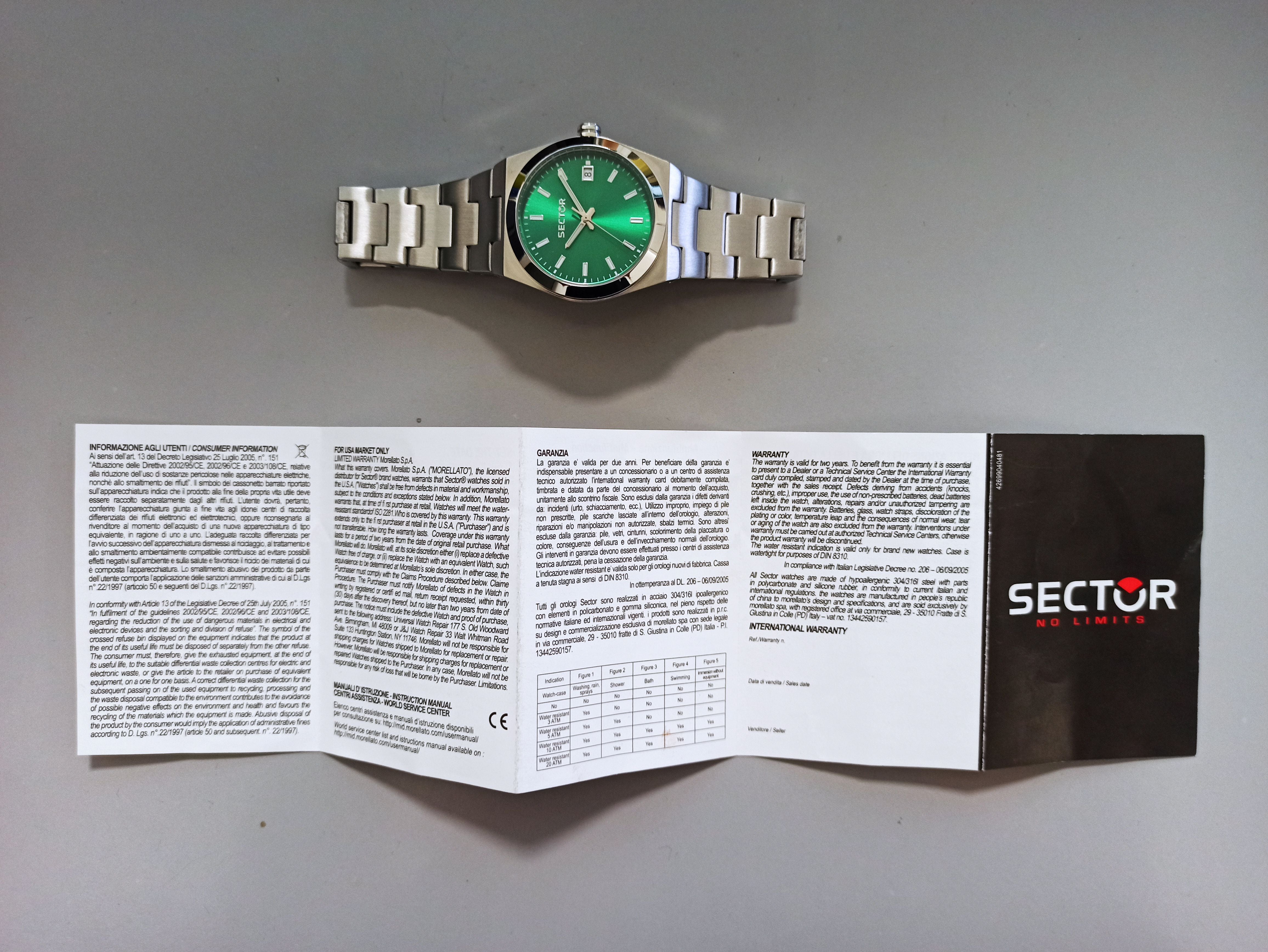 Orologio Sector R3253301504 Donna