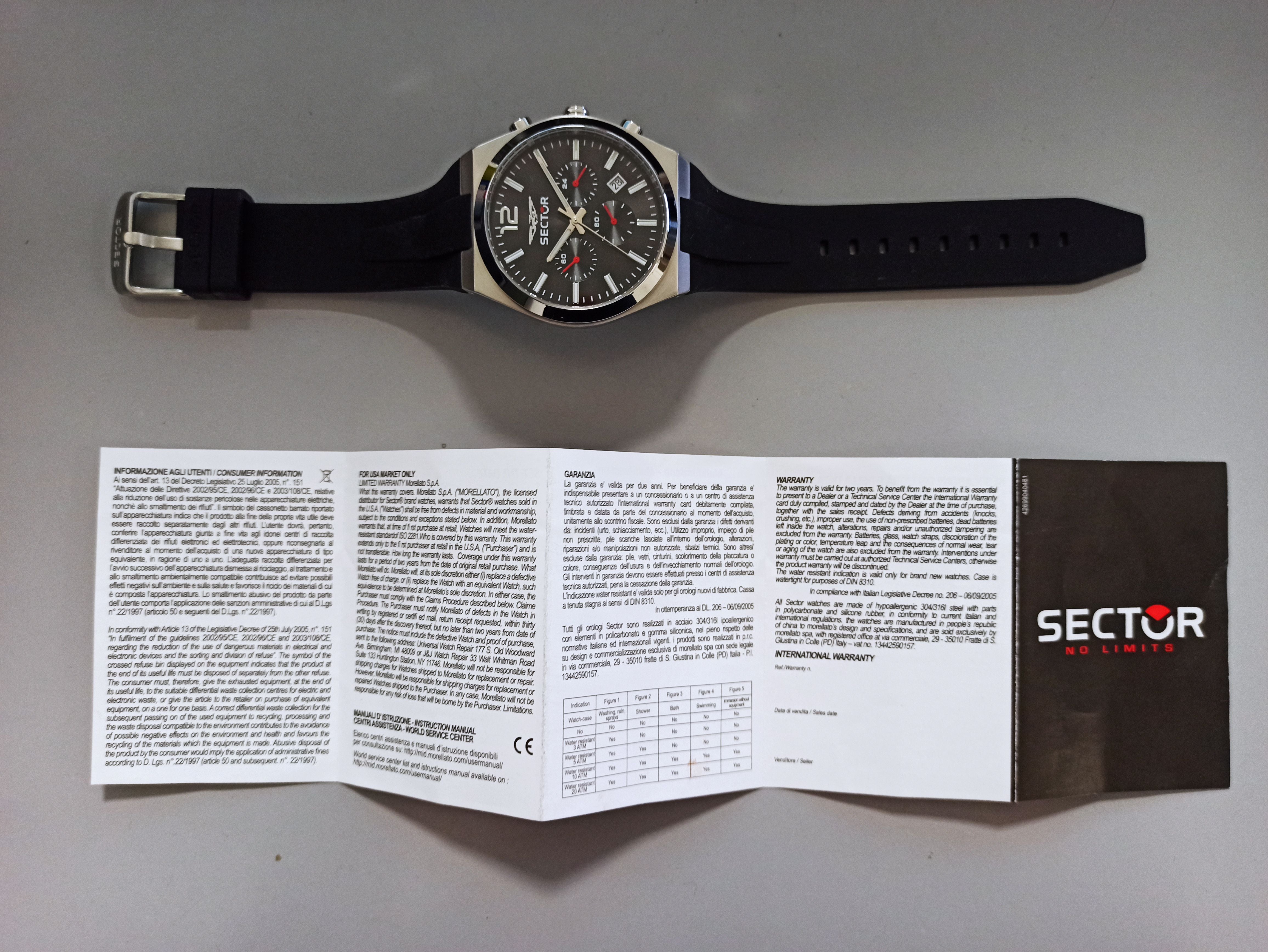 Orologio Sector R3271301001 Uomo