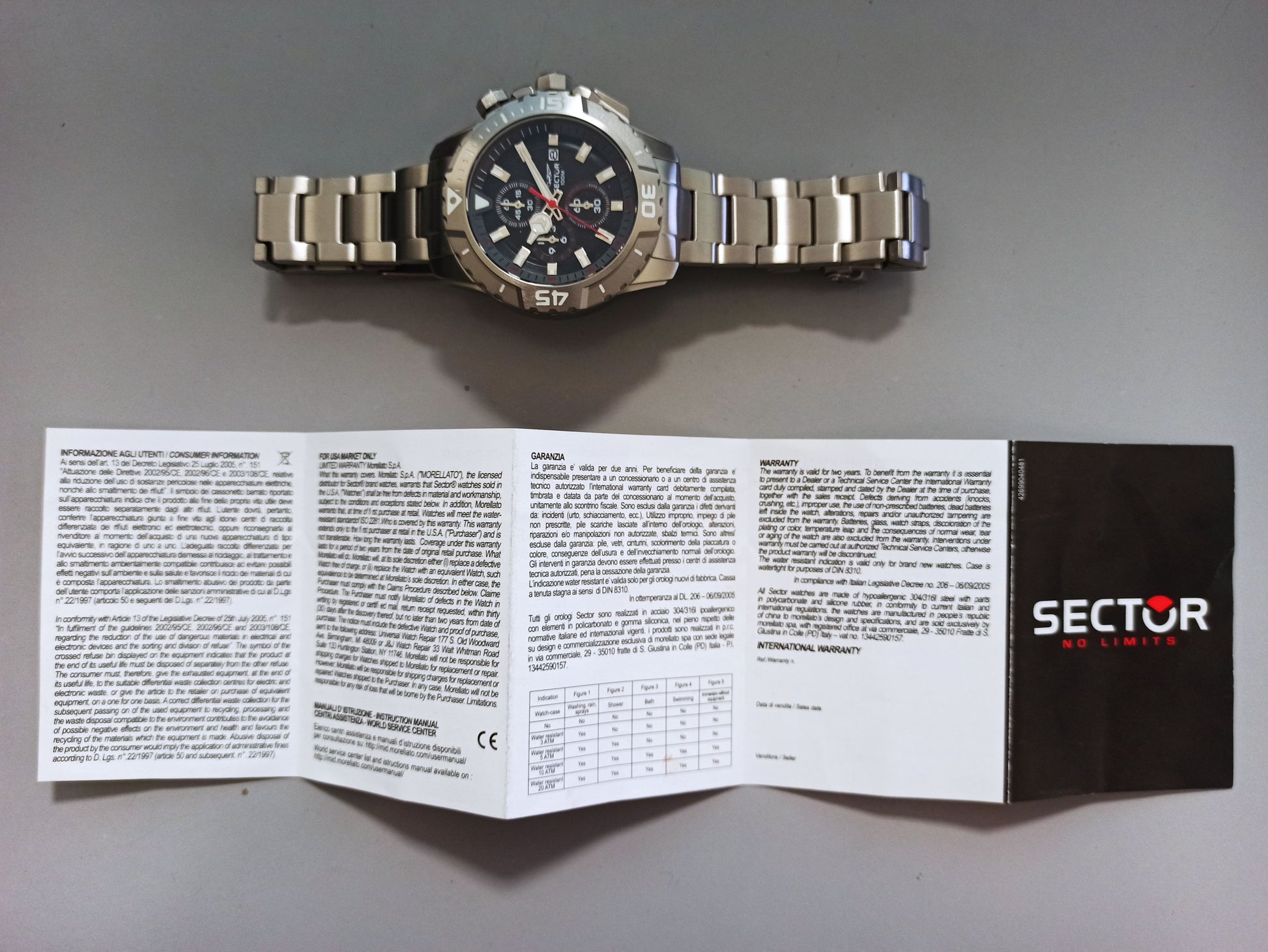 Orologio Sector R3273735006 Uomo