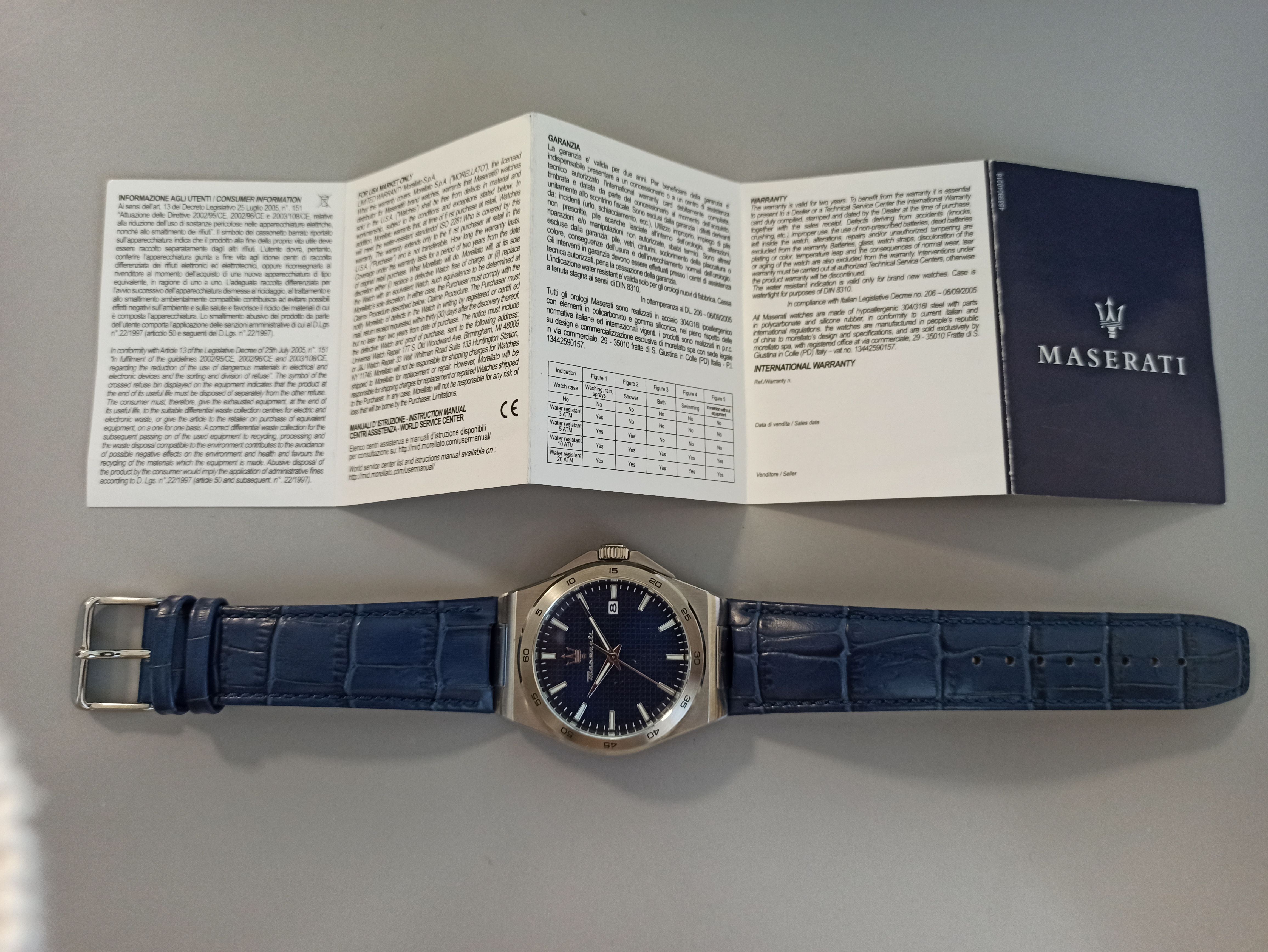 Orologio Maserati R8851153002 Uomo