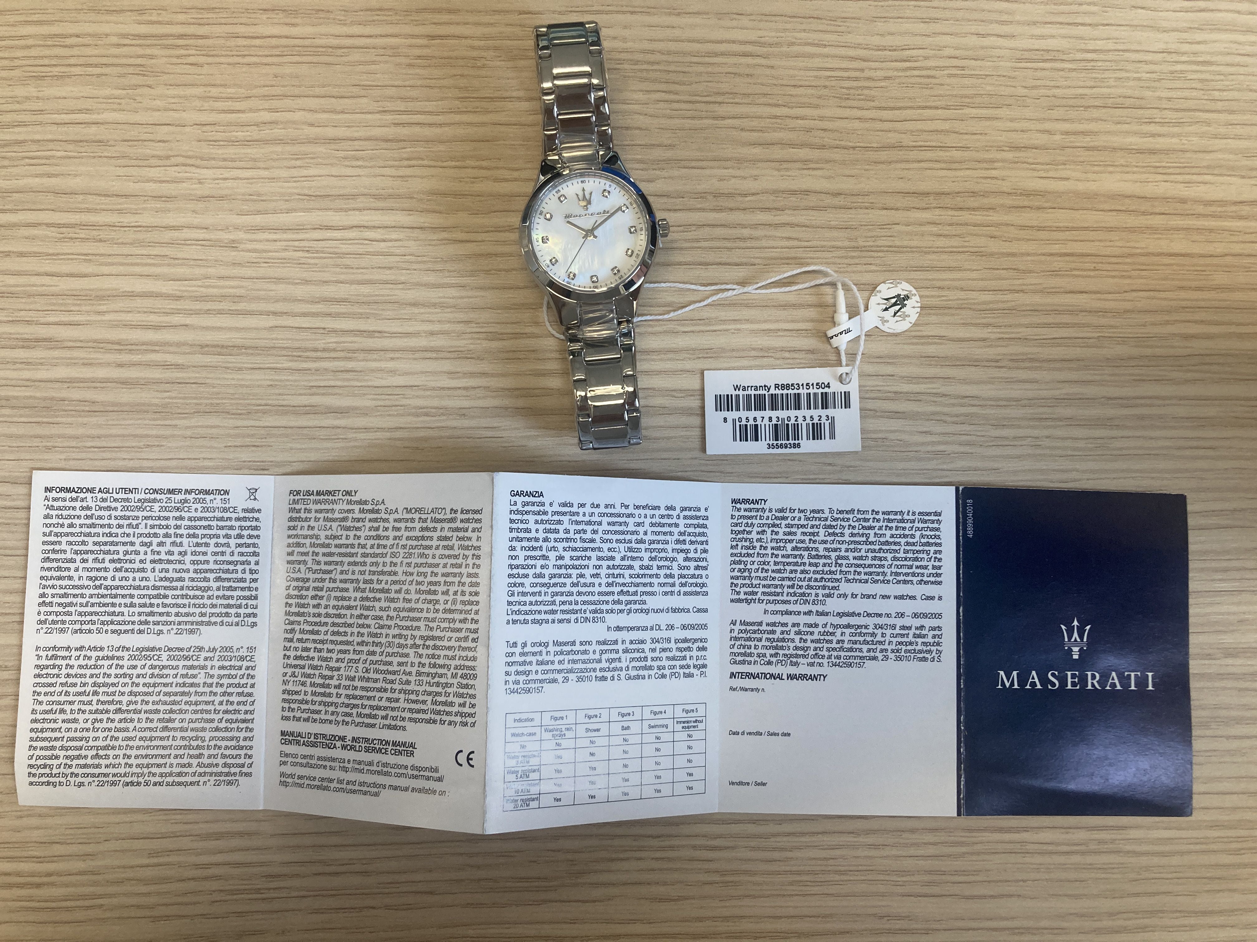 Orologio Maserati R8853151504 Donna