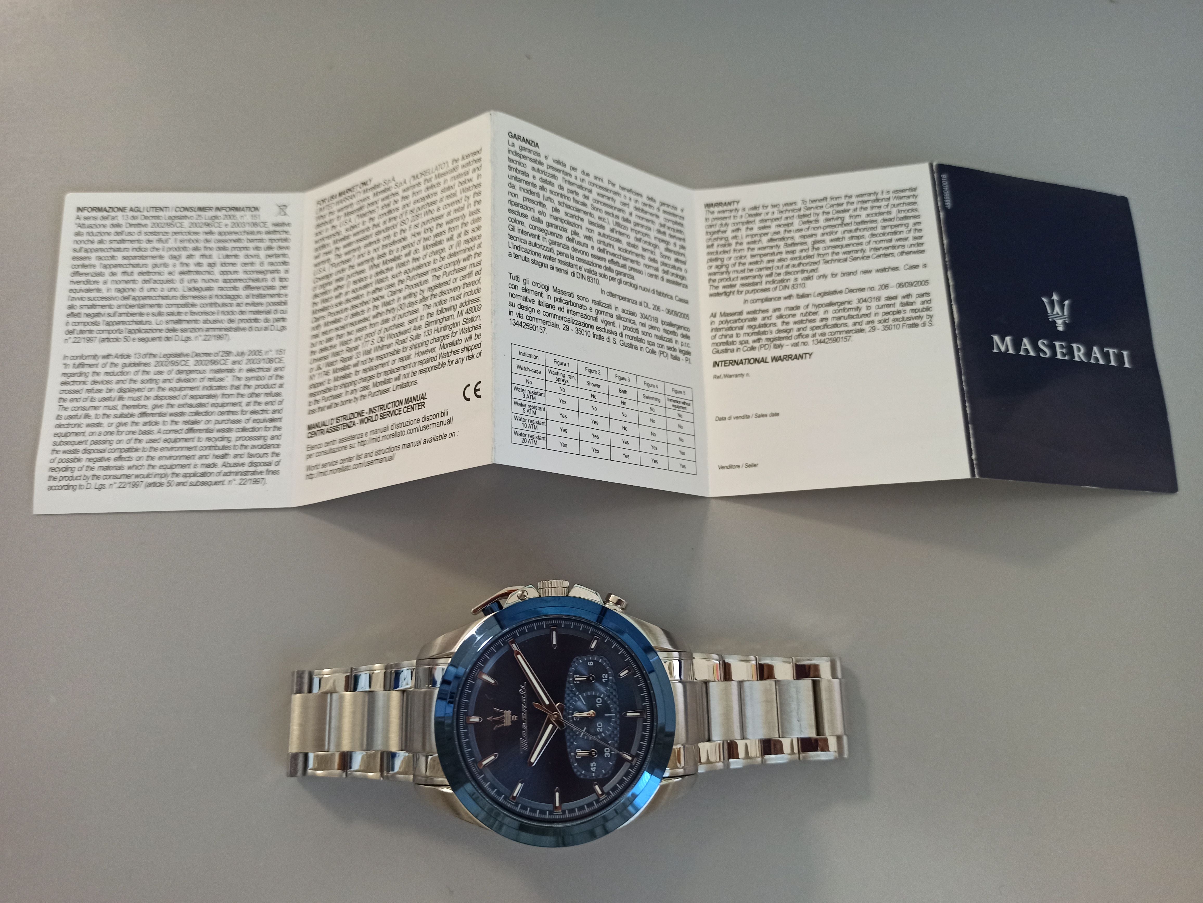 Orologio Maserati R8873612067 Uomo