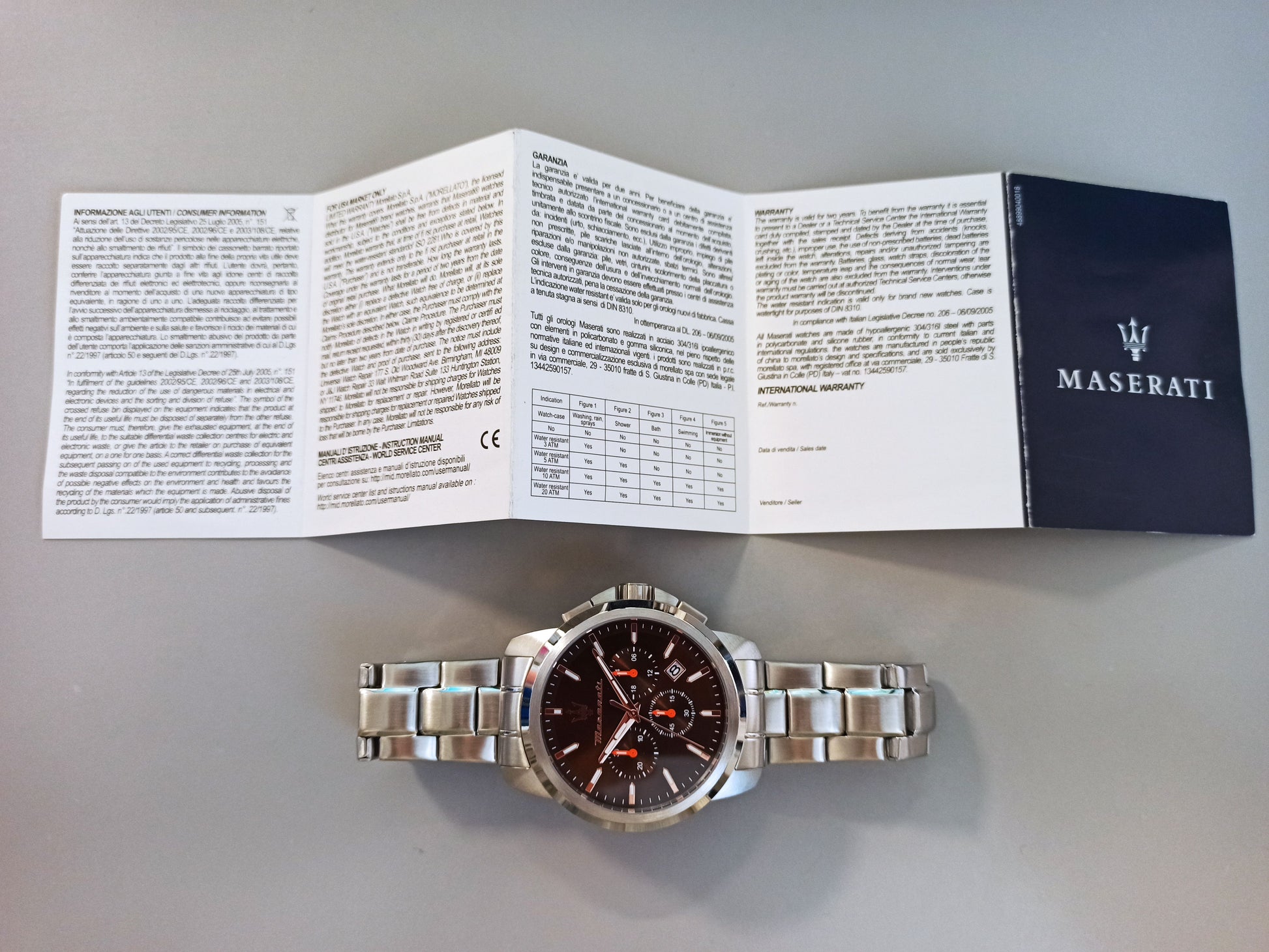 Orologio Maserati R8873621050 Uomo