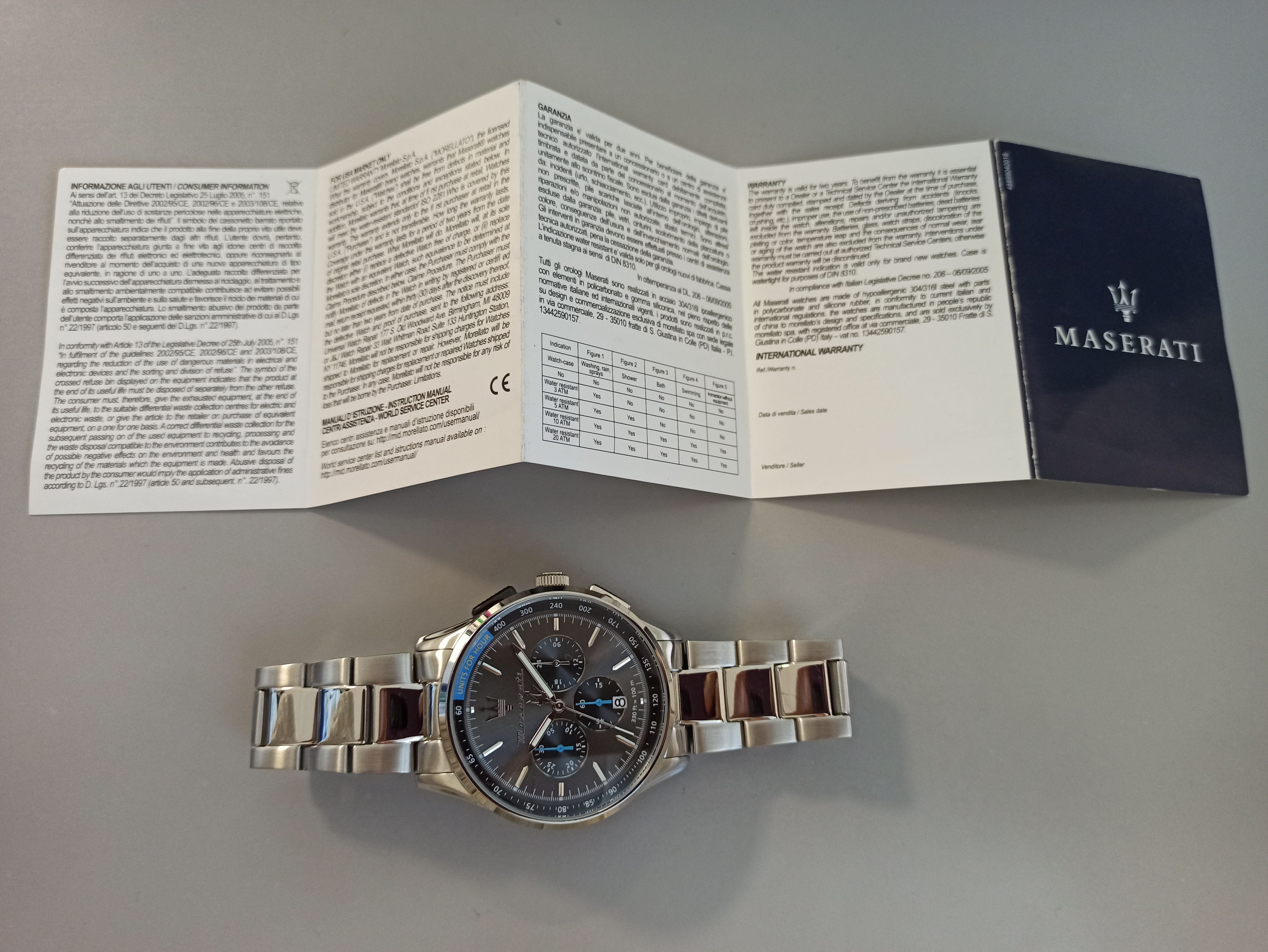 Orologio Maserati R8873624008 Uomo