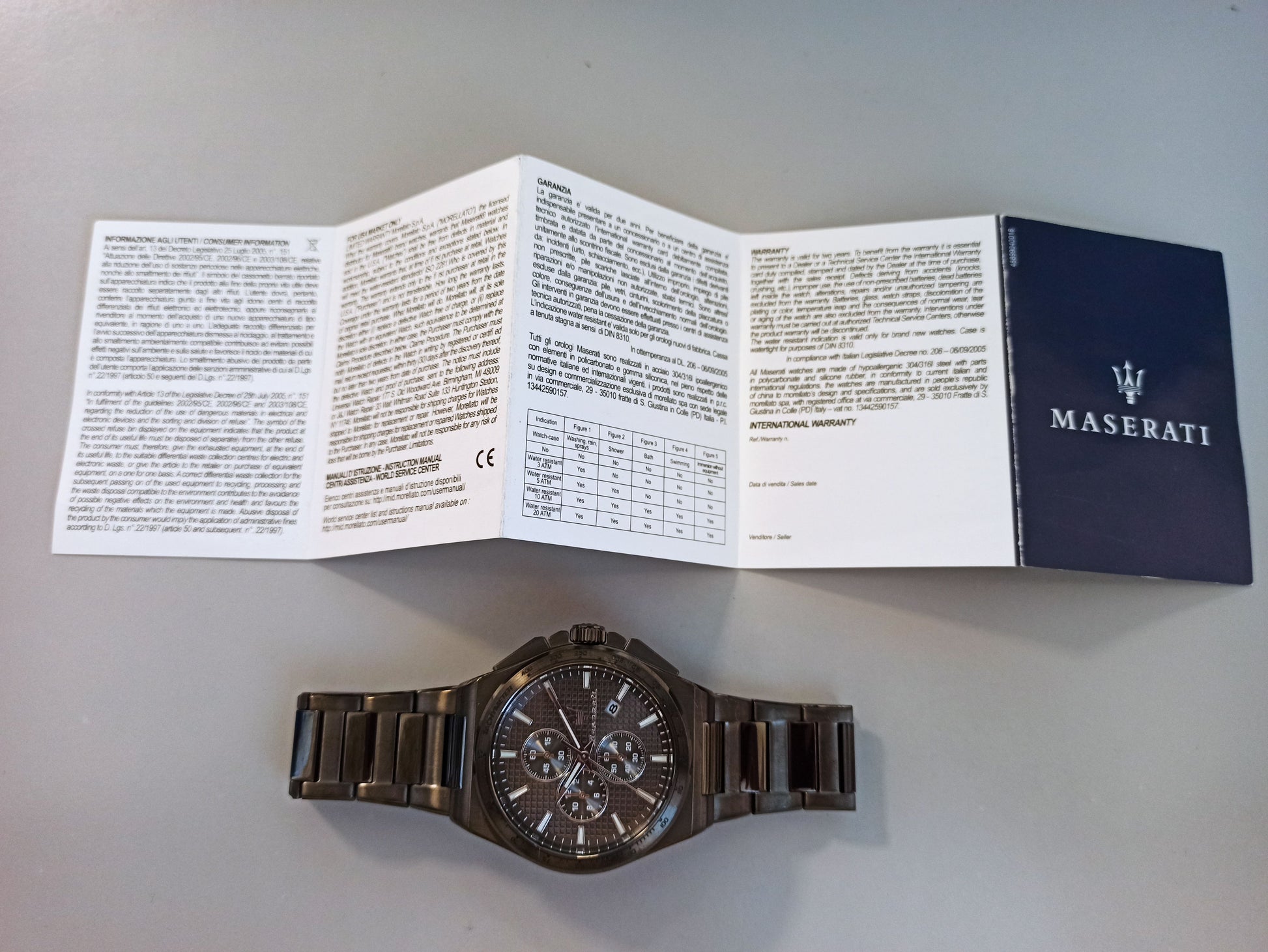Orologio Maserati R8873653006 Uomo