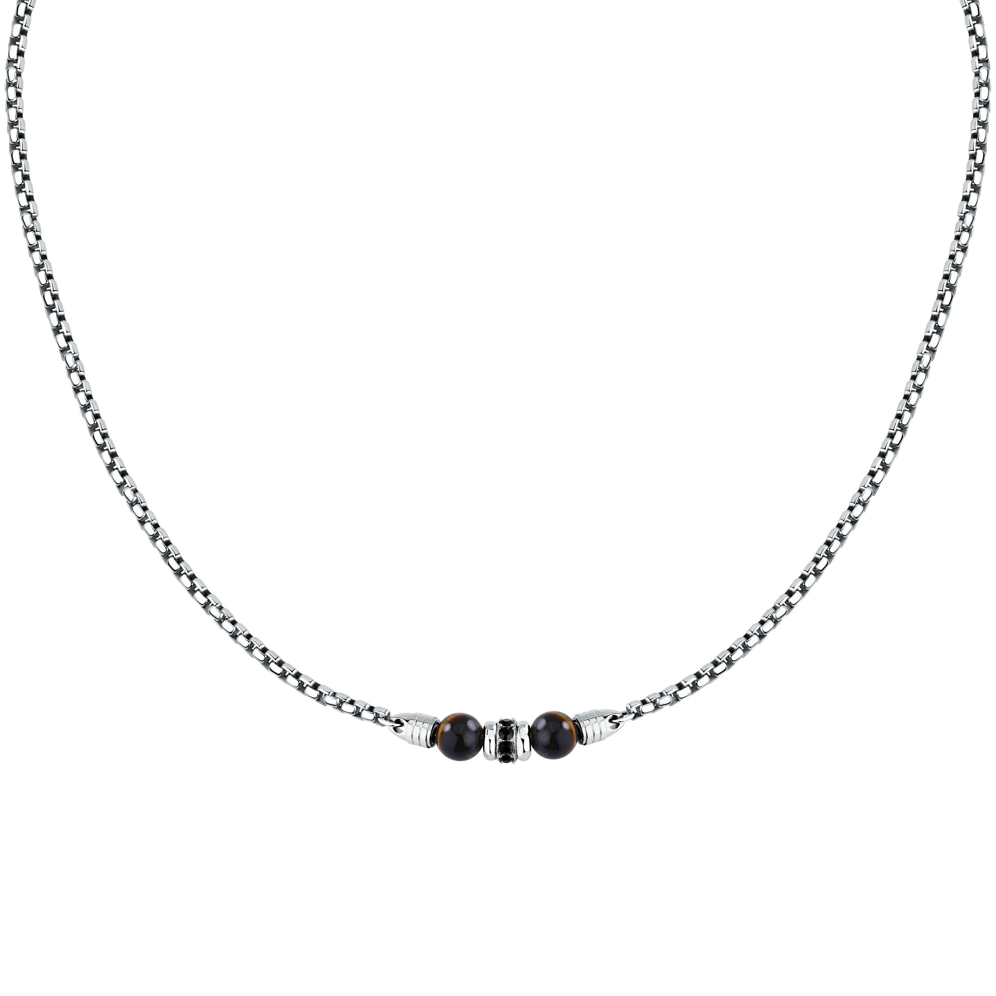 MORELLATO MEN'S NECKLACE WITH STONE S1744