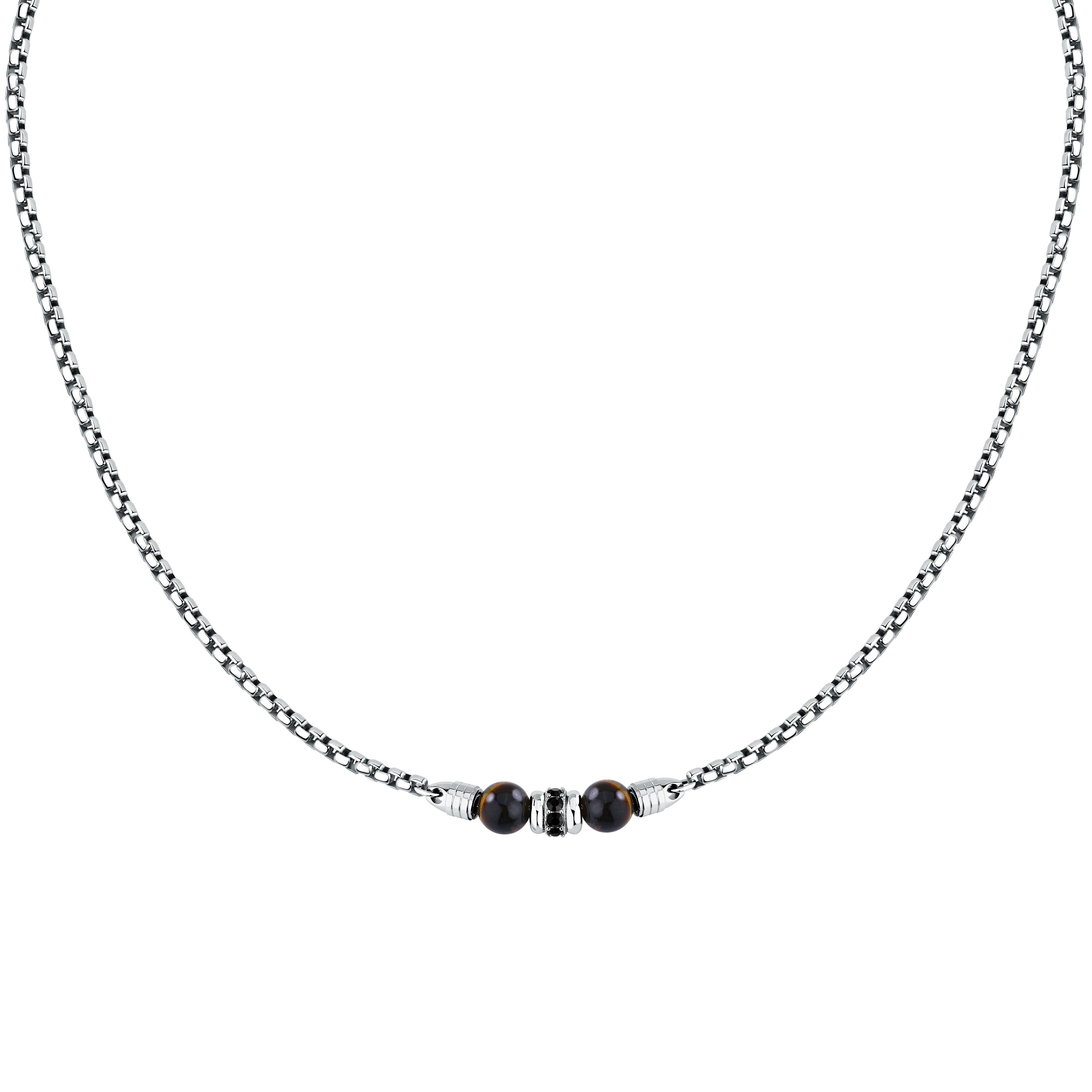 MORELLATO MEN'S NECKLACE WITH STONE S1744